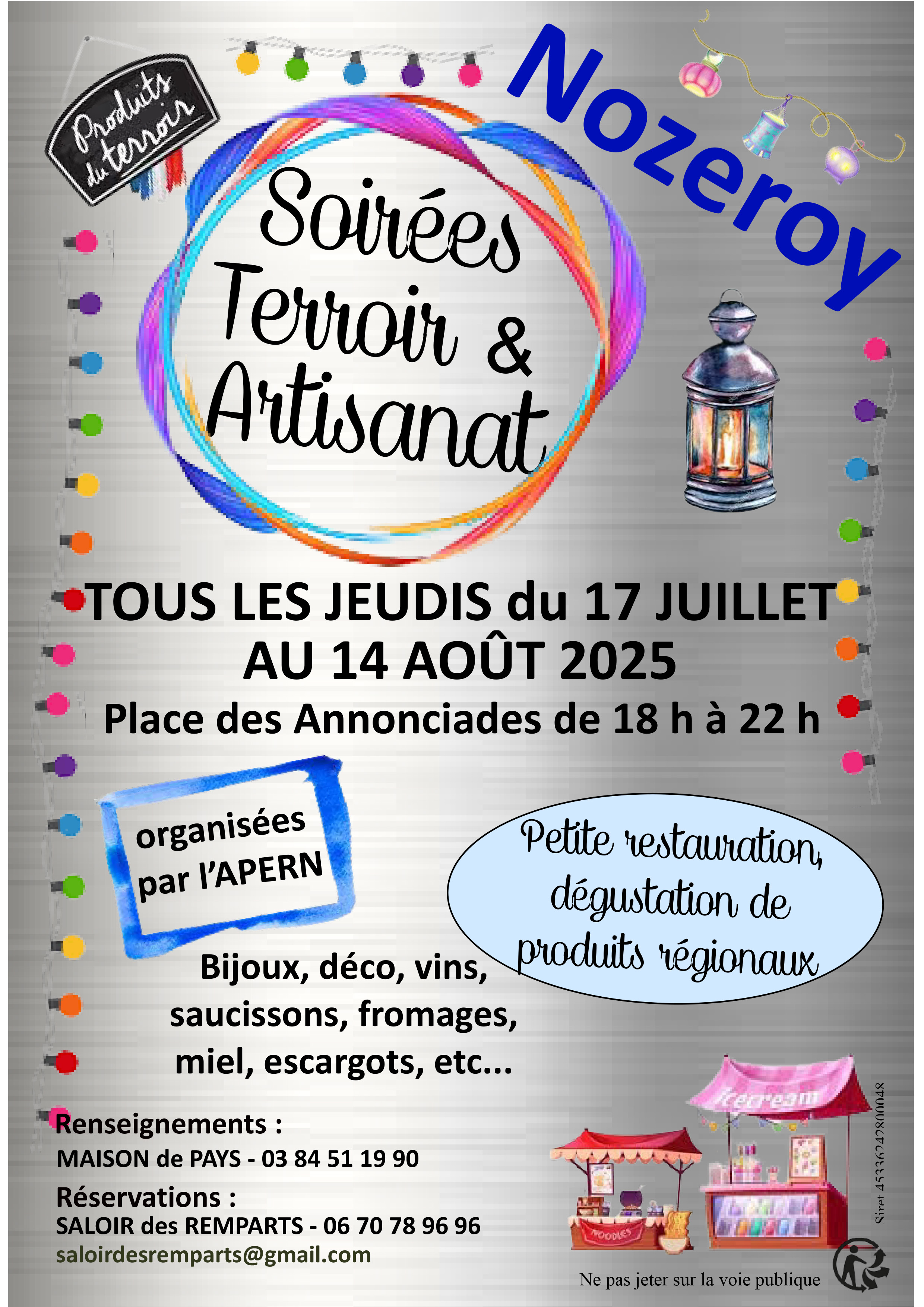 Soirées terroir et artisanat
