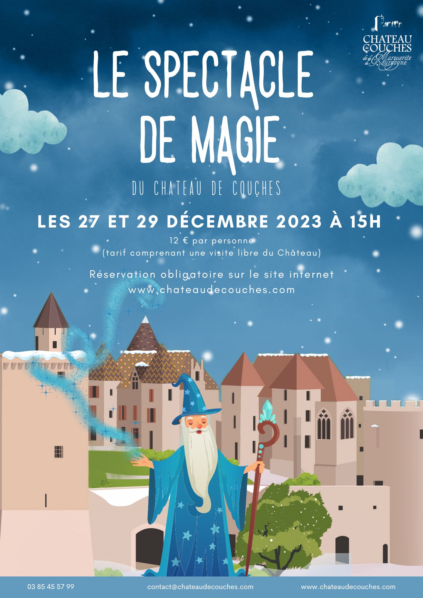 Affiche spectacle de magie - OK