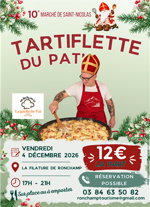 La Tartiflette du Pat' à La Filature de Ronchamp
