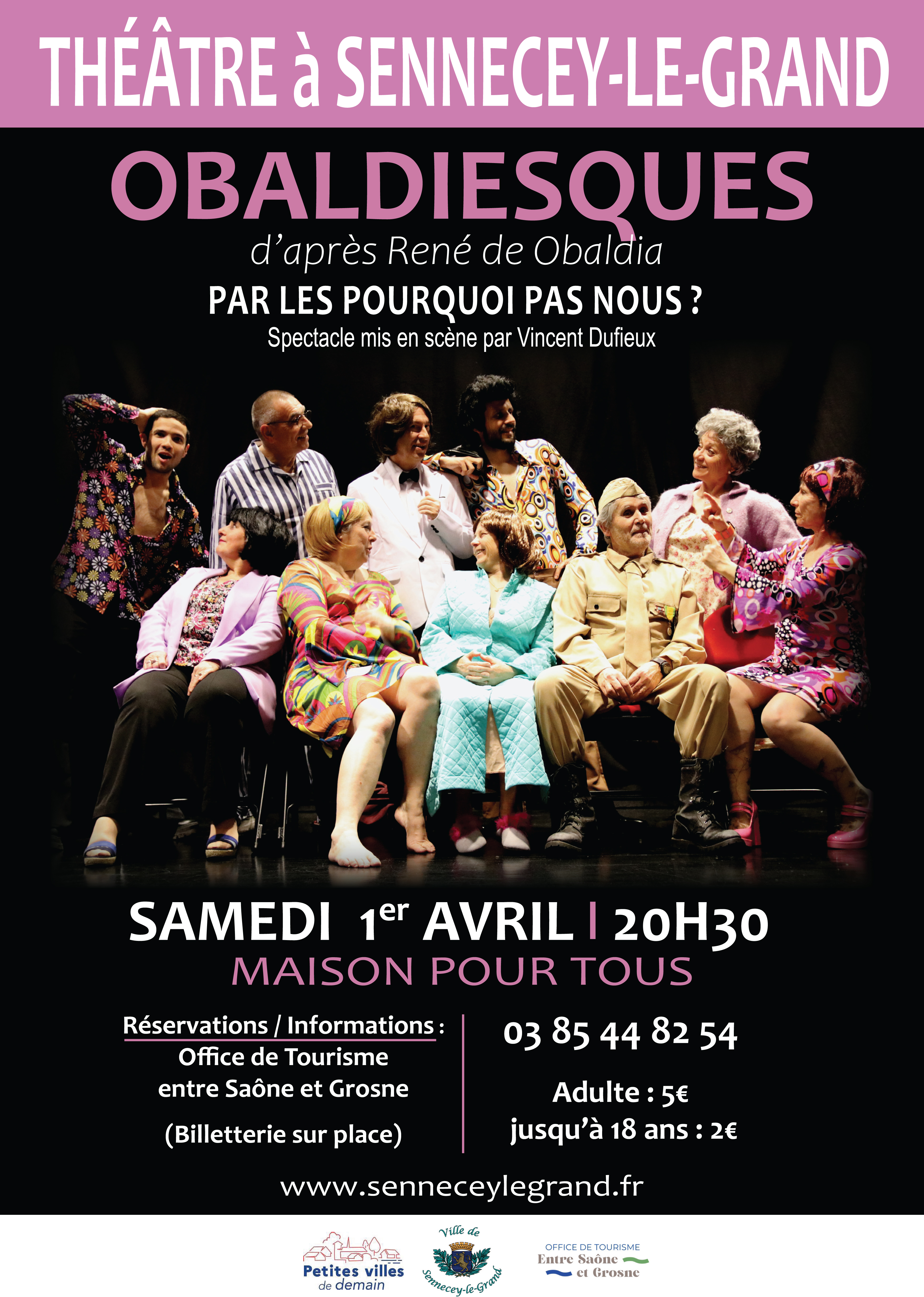 Affiche théâtre Les Pourquoi pas nous