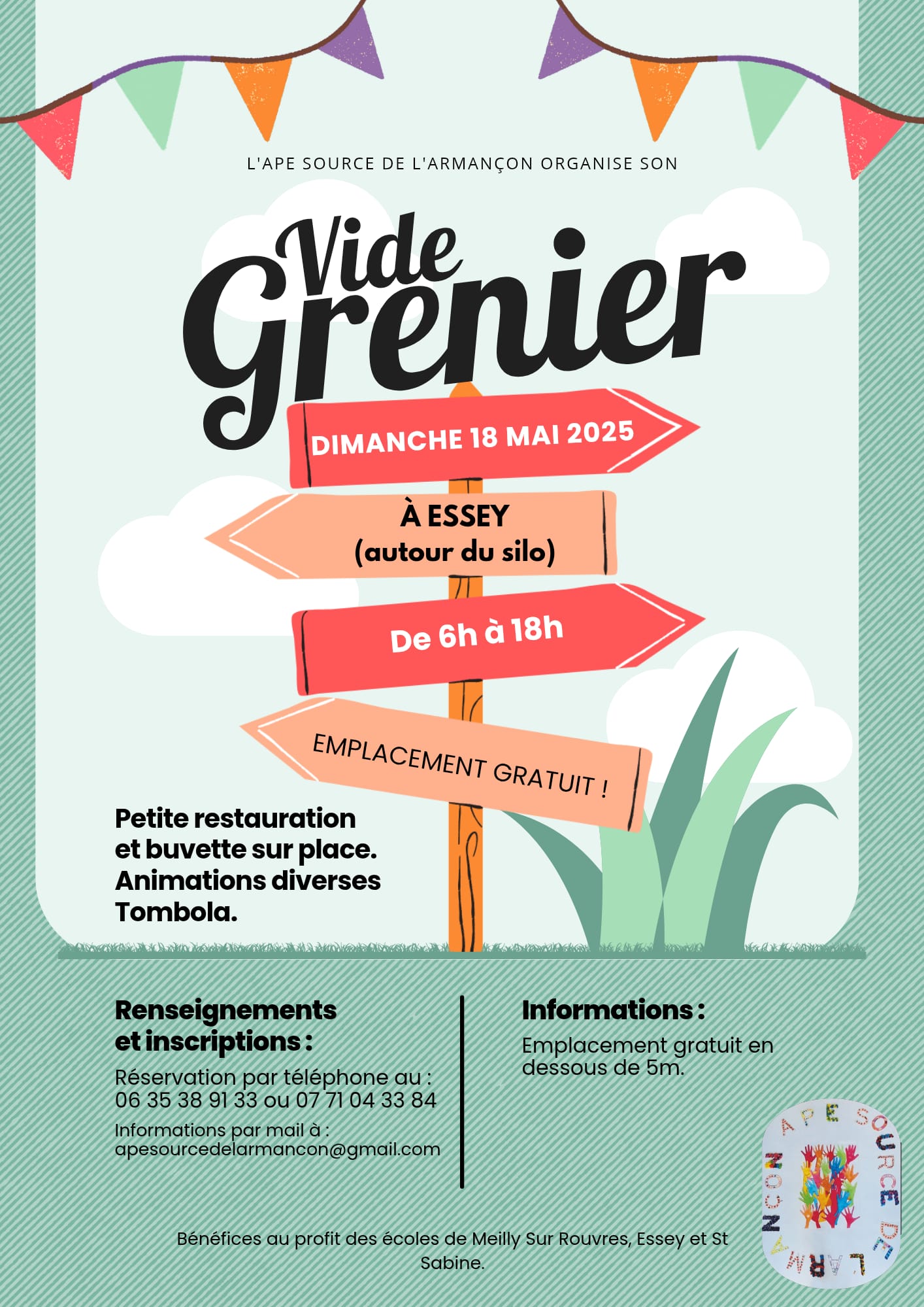 Affiche vide grenier 2025
