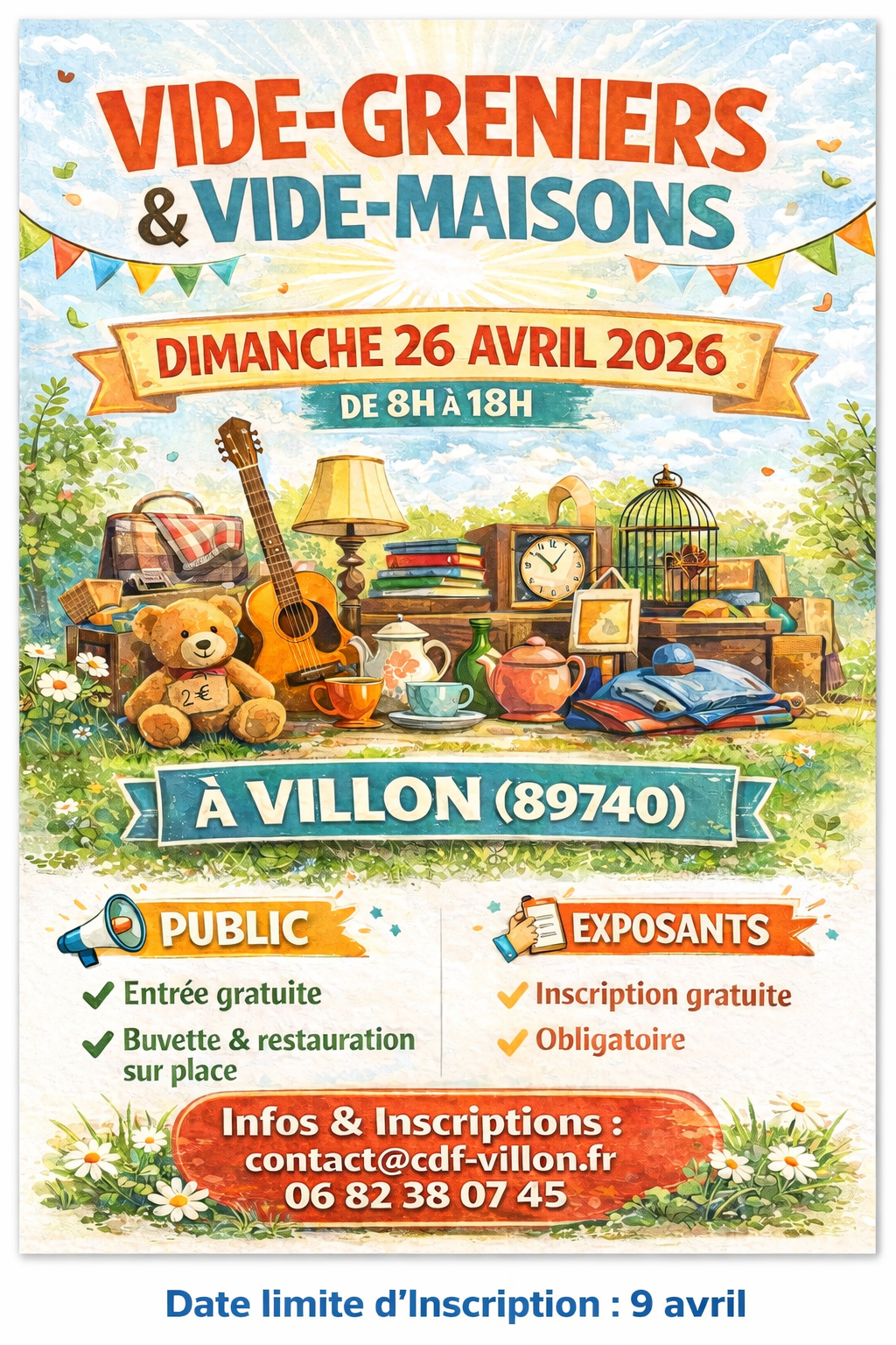 Vide-greniers et vide-maisons