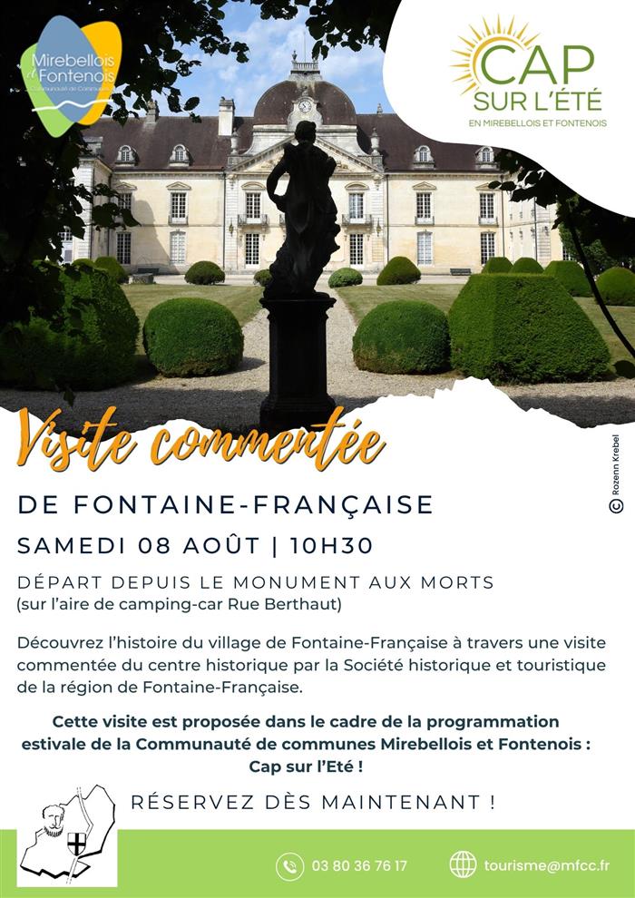 Visite commentée de Fontaine-Française
