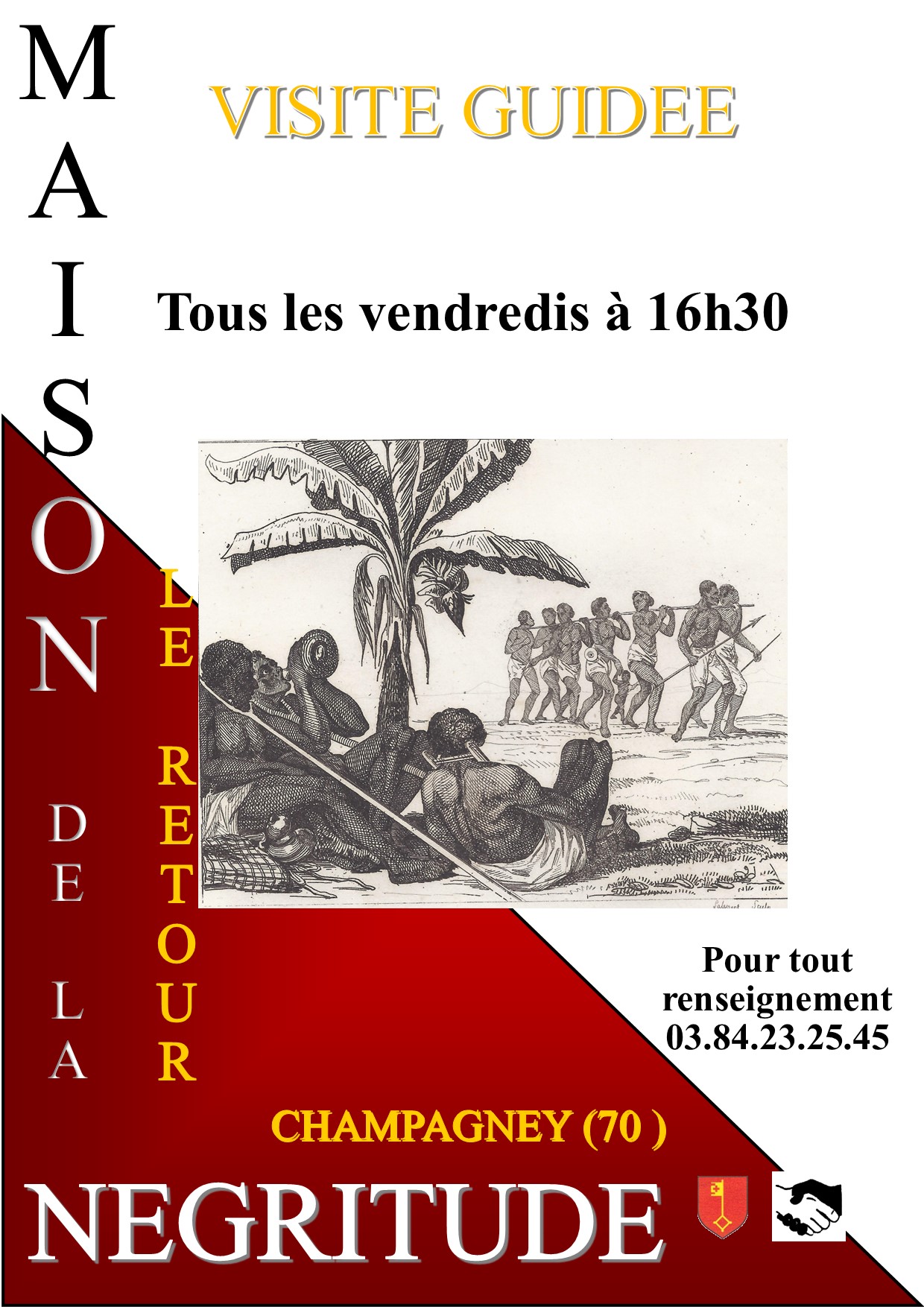 Affiche visite guidée Vendredi 16 h 30 - 