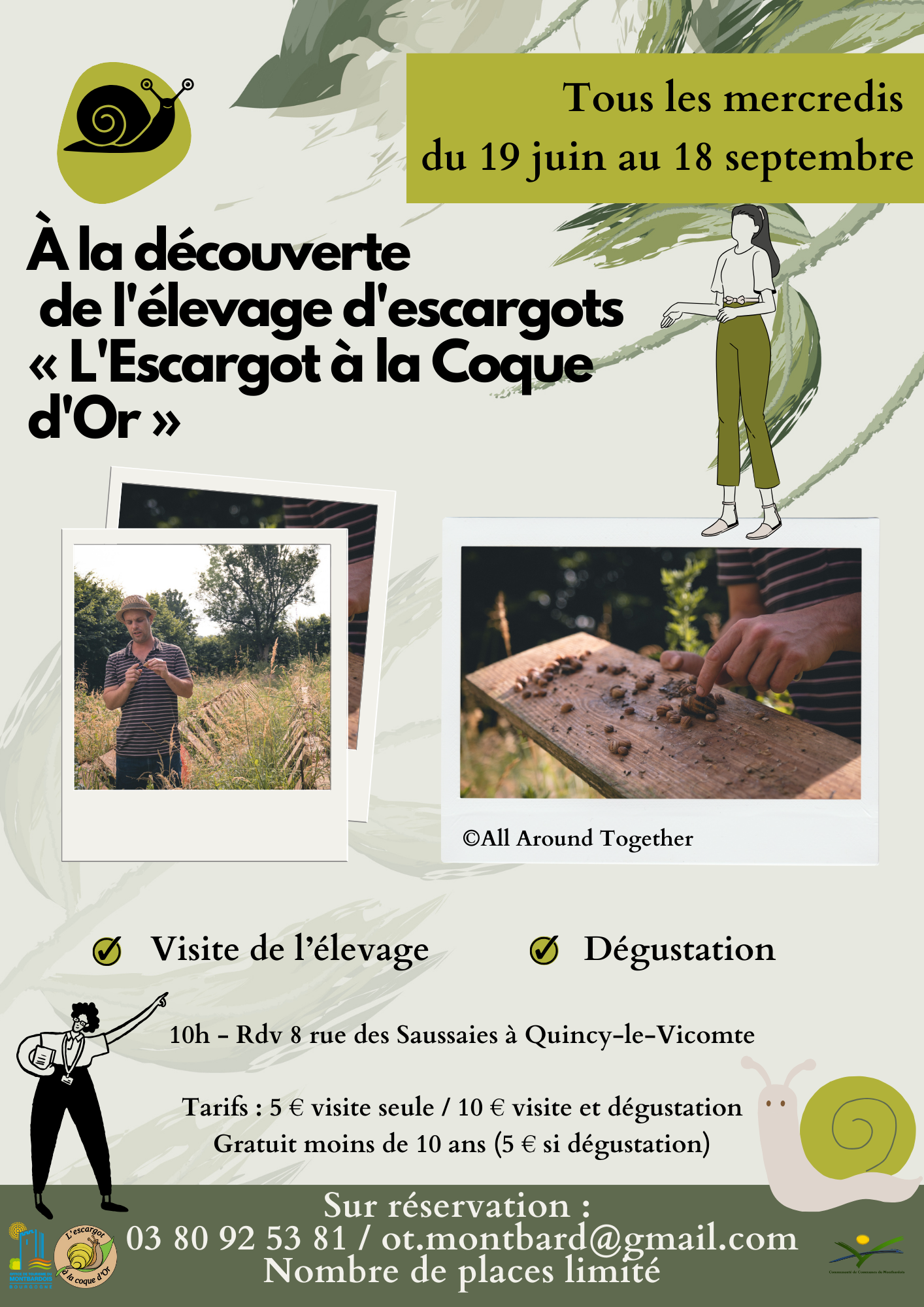 La coque d'Or - visite de l'élevage d'escargots