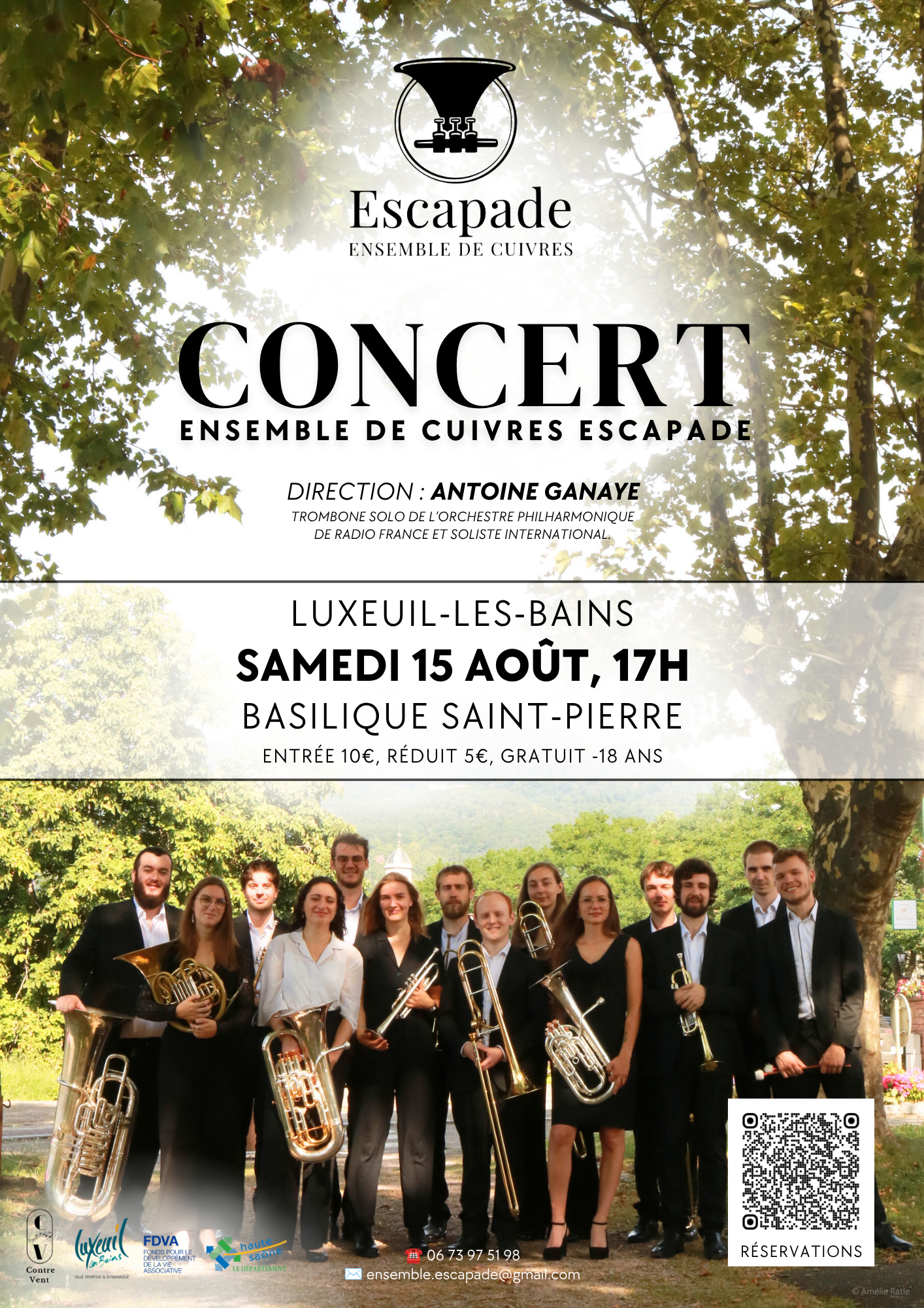 Concert "Danses et Cérémonies" - Ensemble de cuivres Escapade