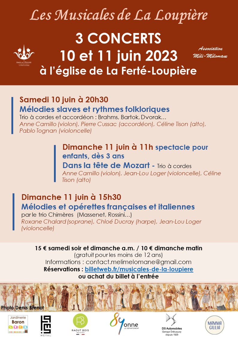 Les 3 concerts