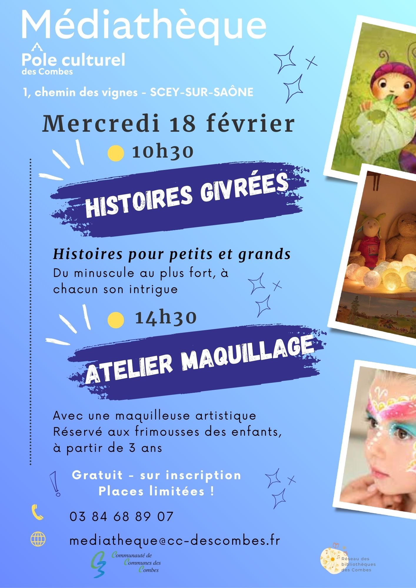 Histoires Givrées / Atelier maquillage