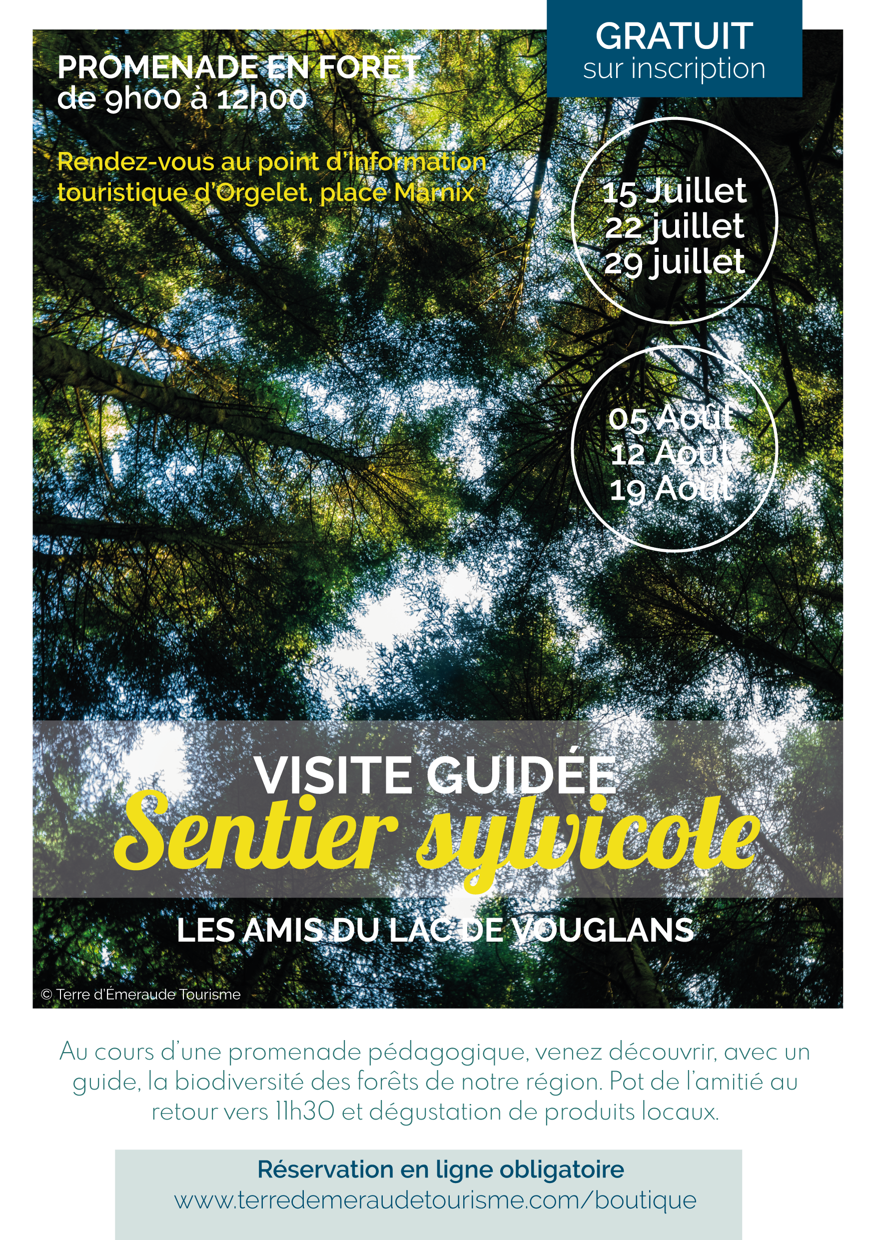 Visite guidée du sentier sylvicole d'Orgelet