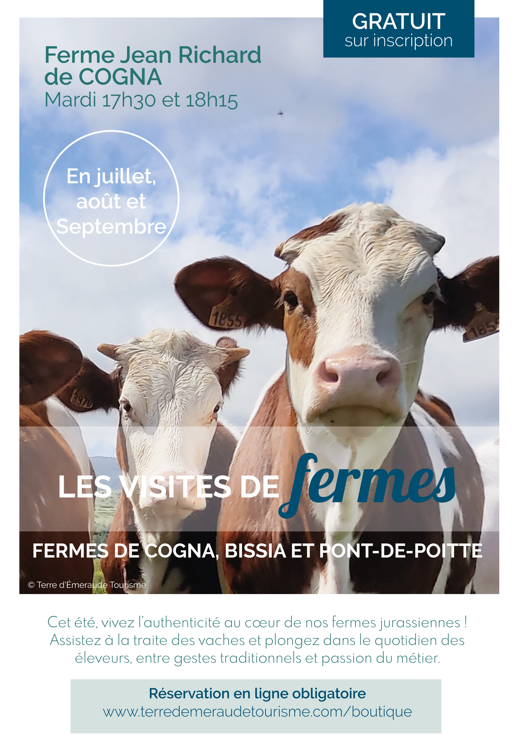 Visite de la ferme laitière Jean Richard de Cogna - Mardi