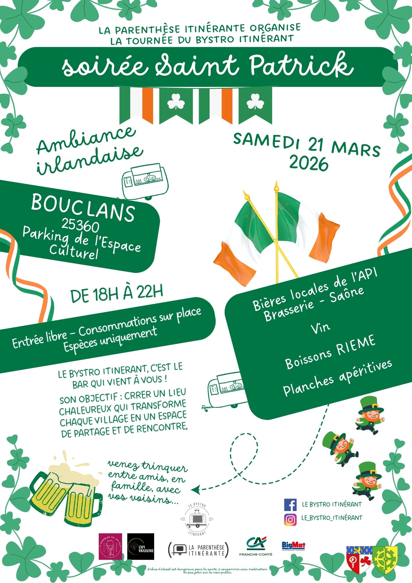 Soirée Saint Patrick