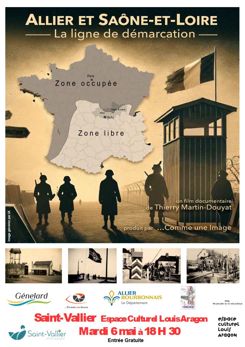 Affichette projection Saint-Vallier