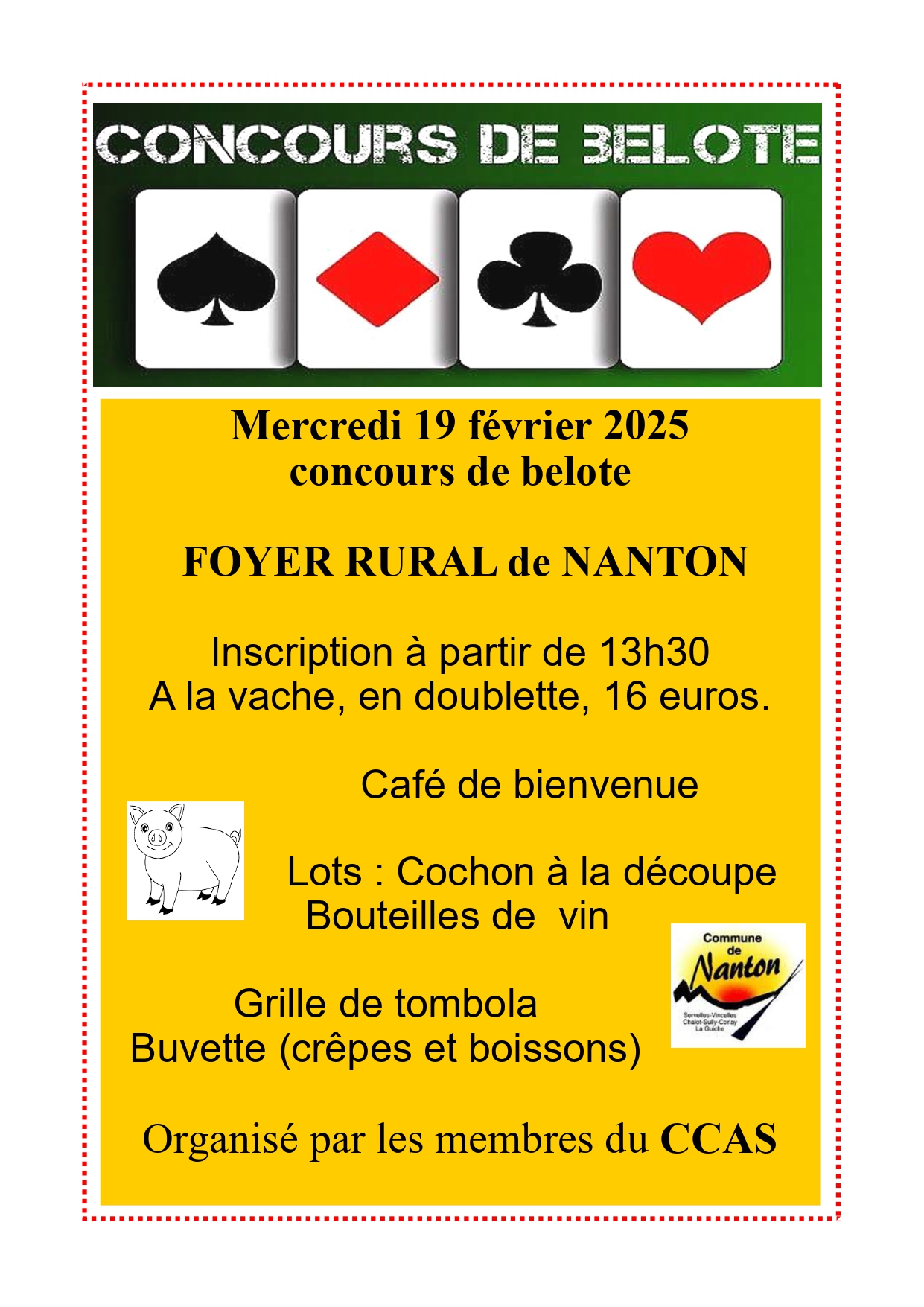 Afiiche belote 