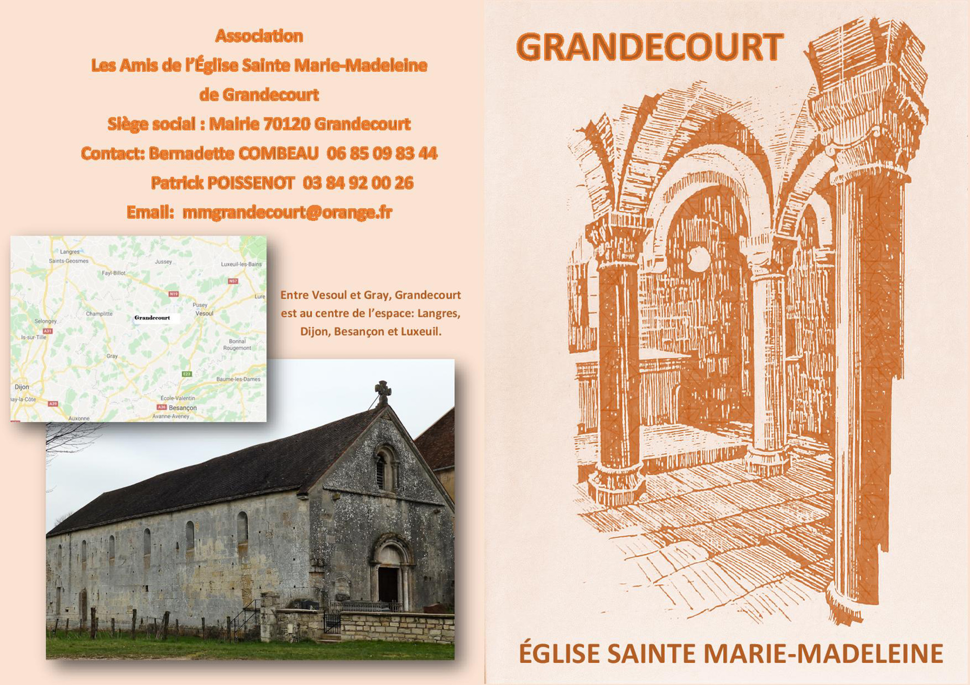 Les  Amis de l'église Sainte-Marie-Madeleine de Grandecourt