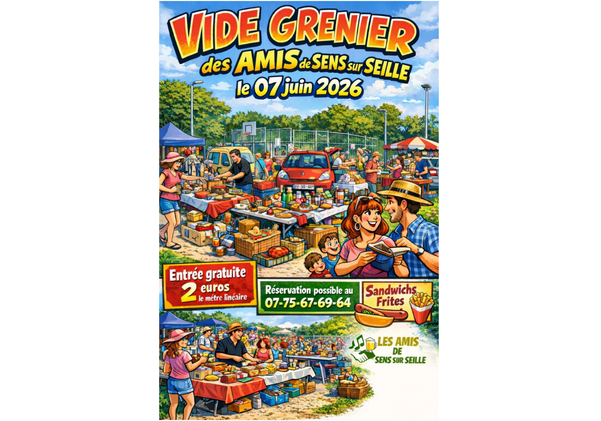 Vide-greniers des Amis de Sens sur Seille