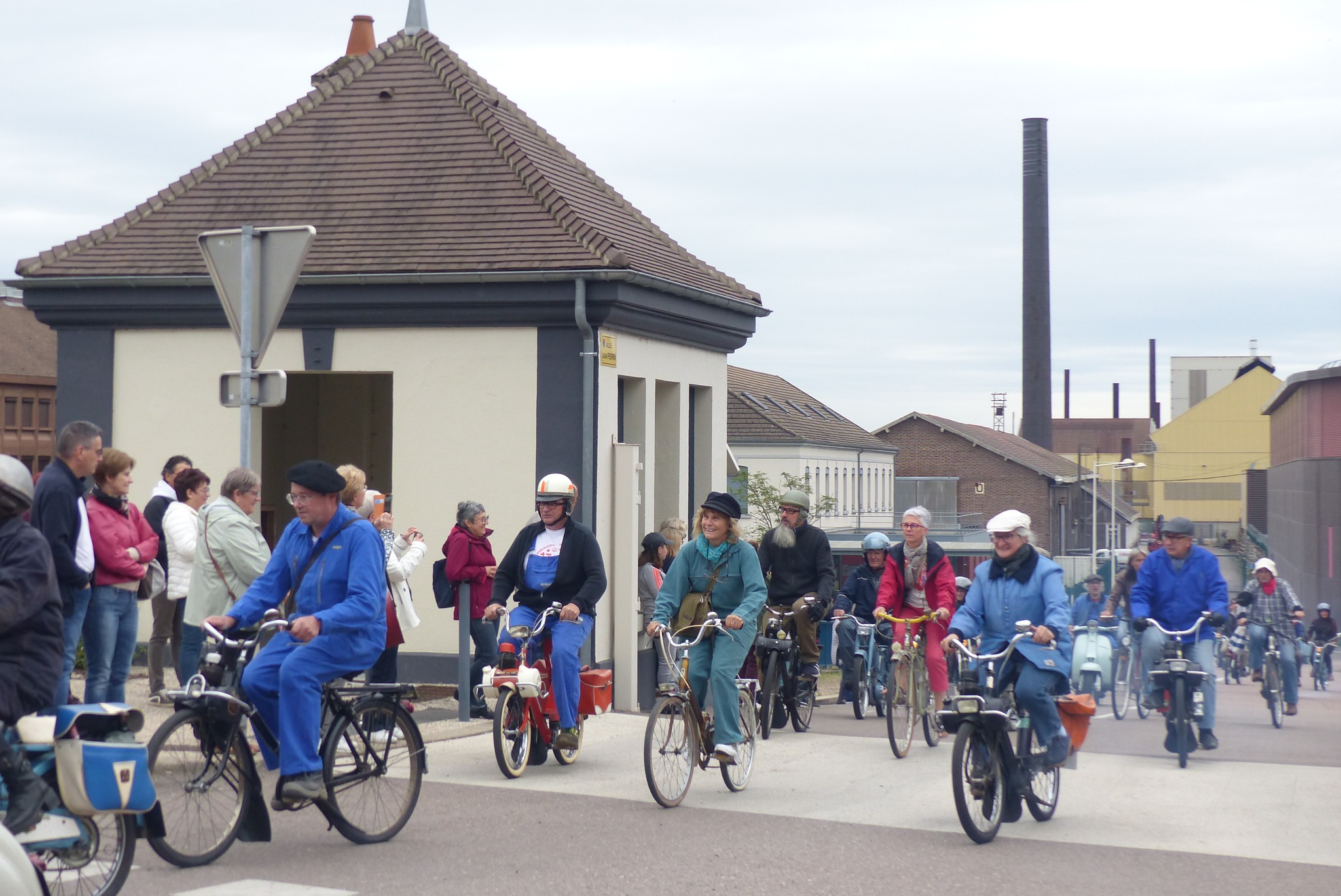 Sortie des ouvriers par la porte St Charles