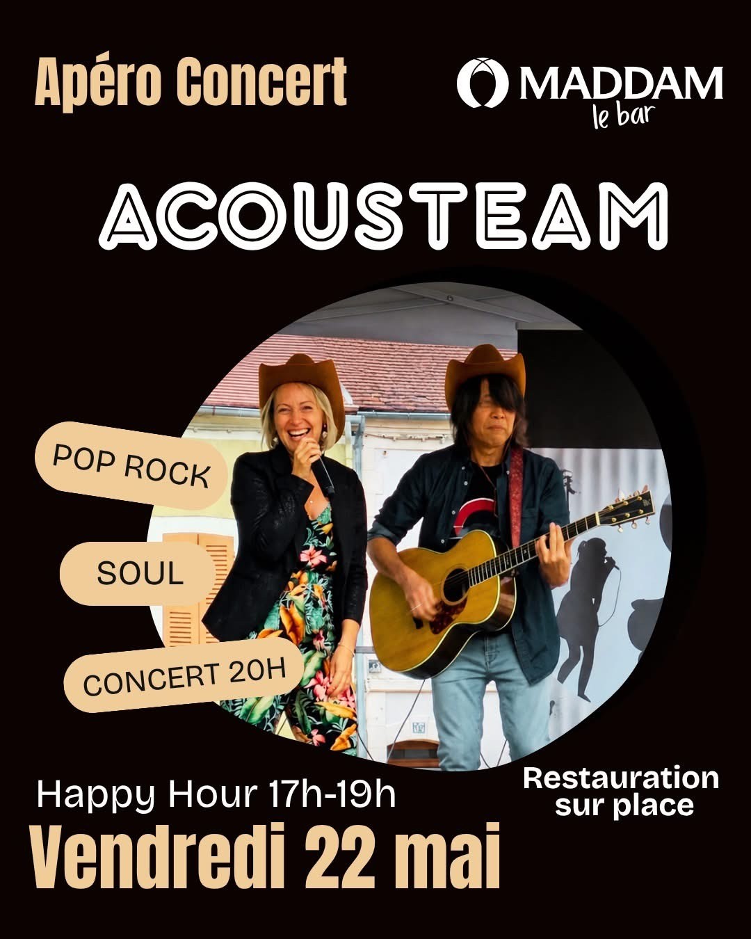 Acousteam chez Maddam