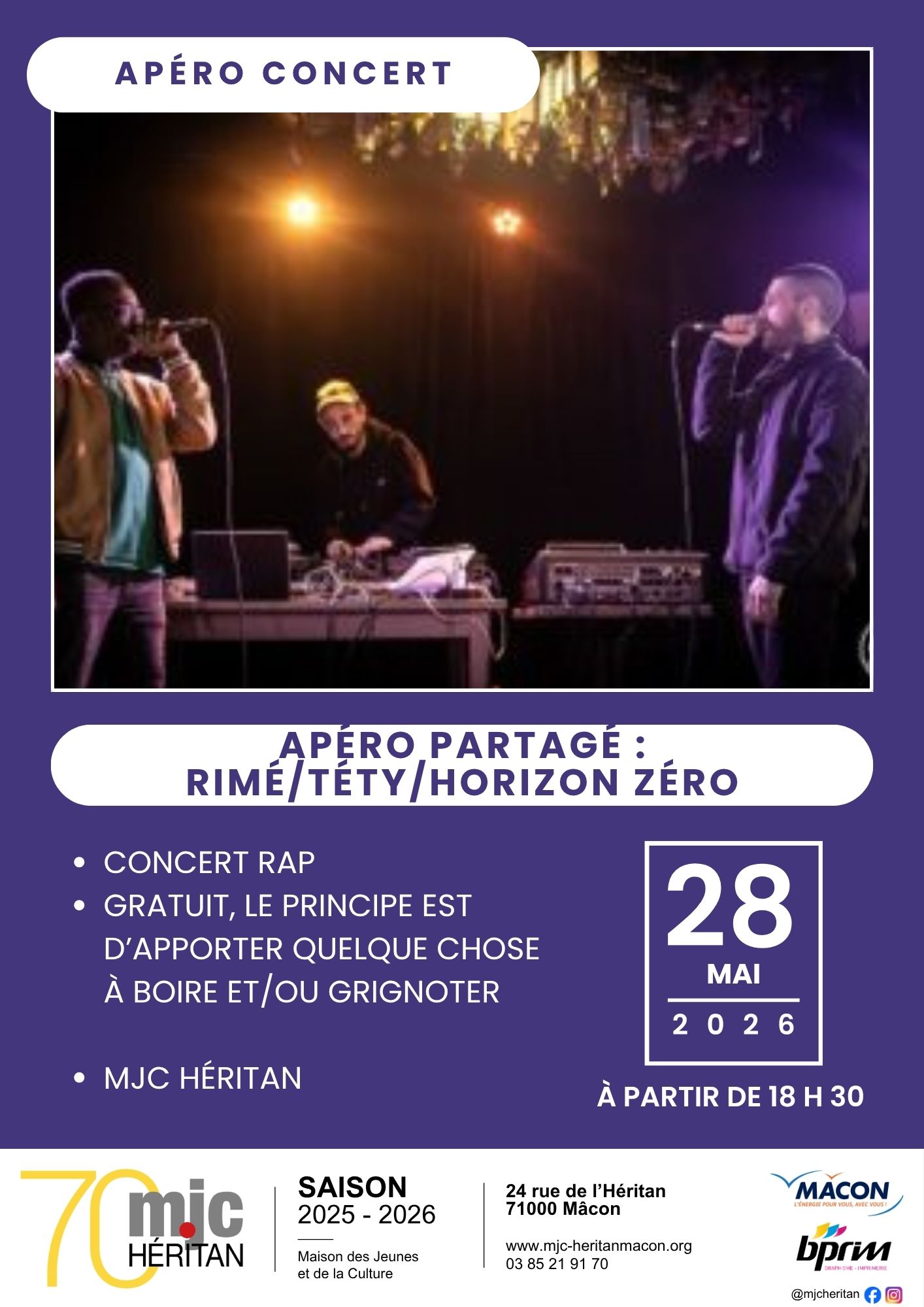 Apéro partagé : Rimé/Téty/Horizon Zéro