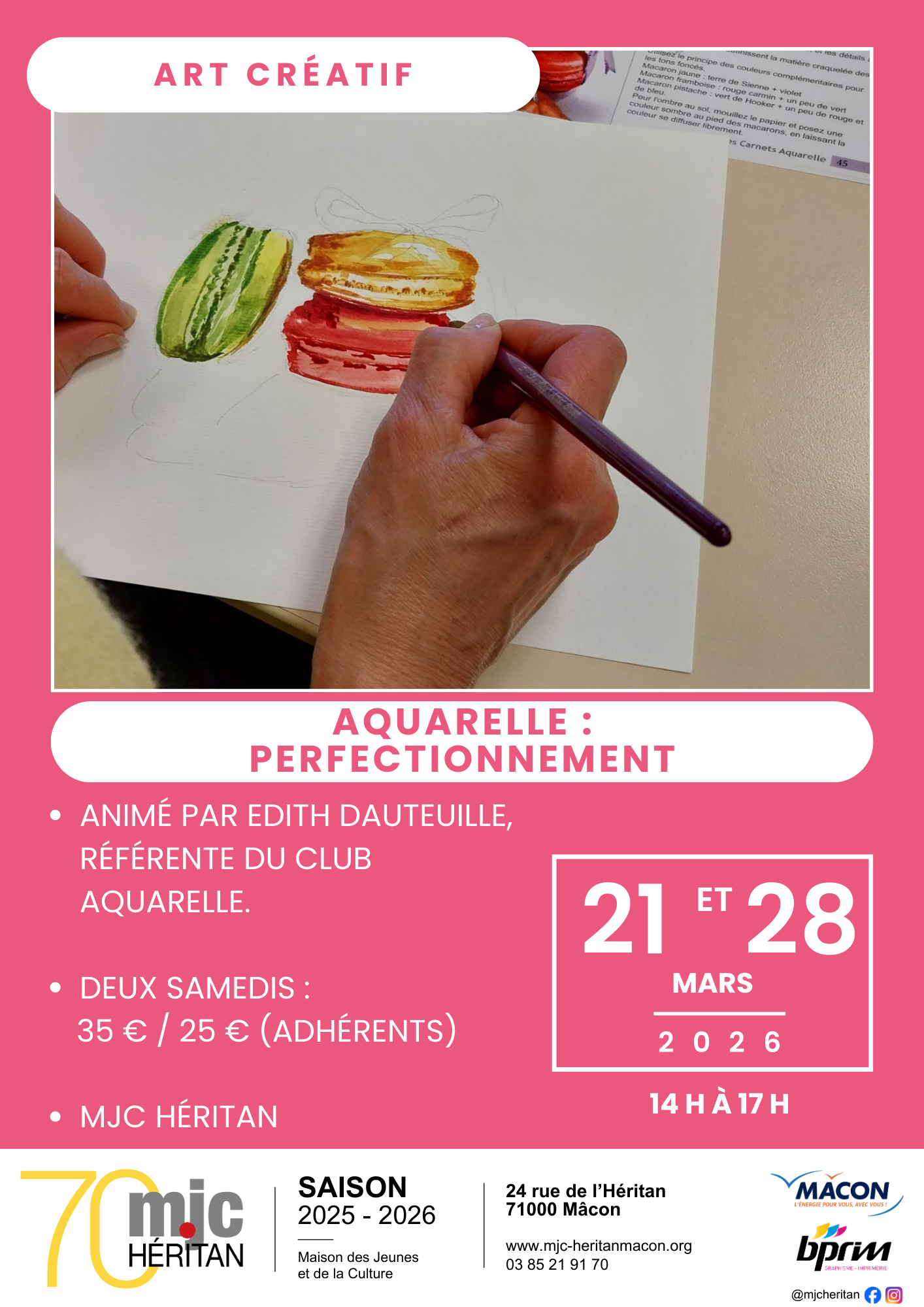 Aquarelle : perfectionnement