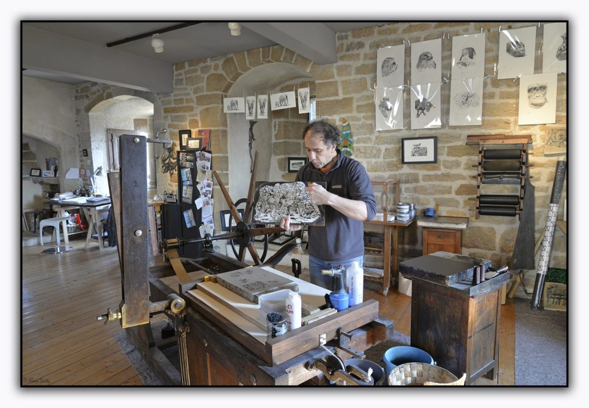 Atelier - La pierre qui encre
