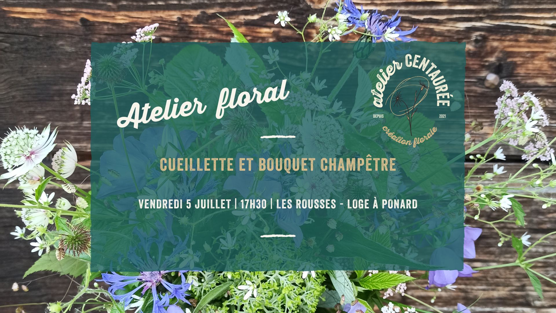 Atelier Cueillette et bouquet champêtre