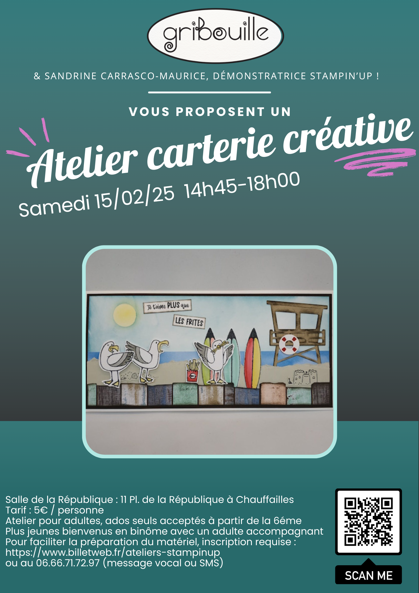 Affiche Gribouille 15/02/25