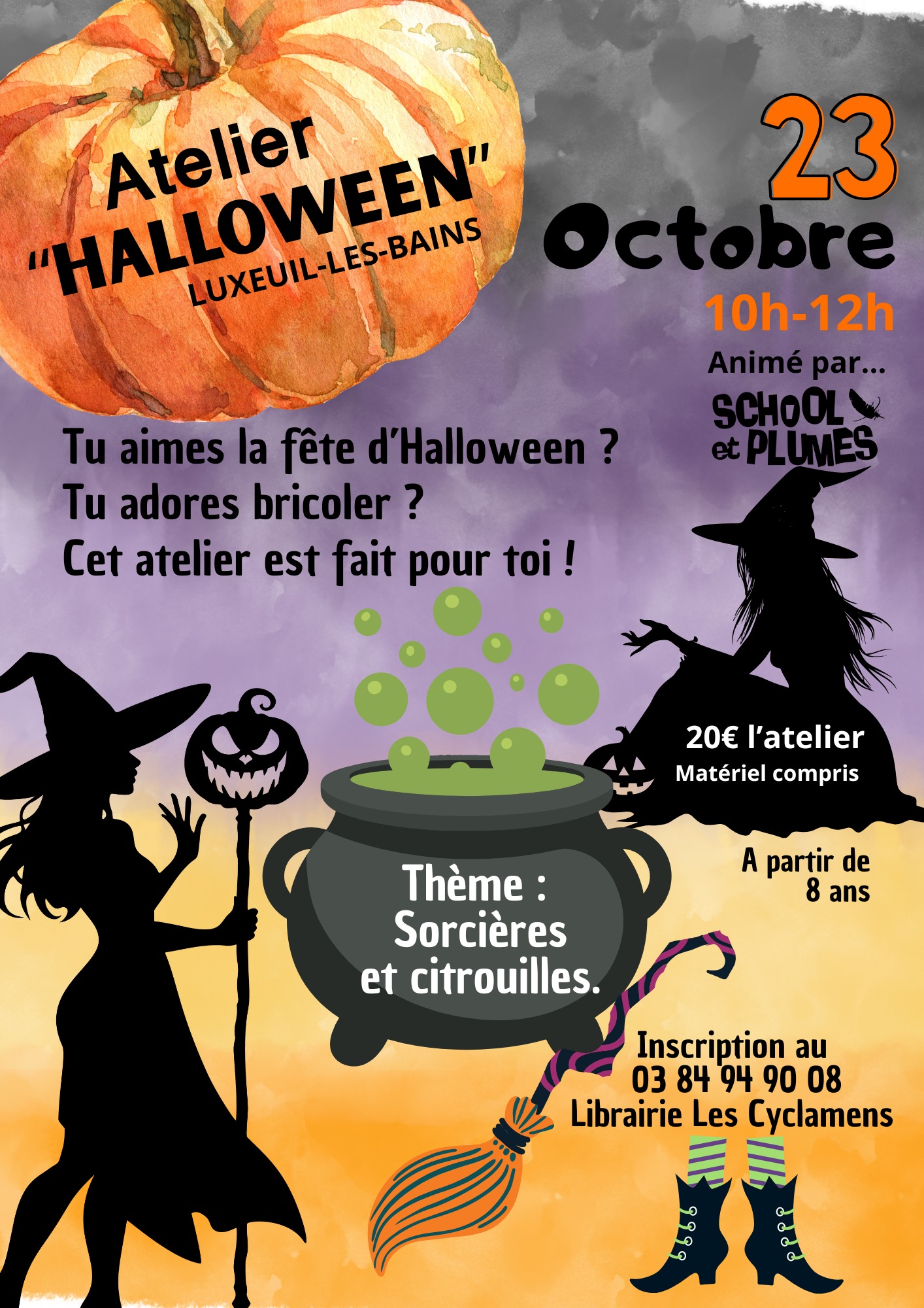 Atelier Halloween Les Cyclamens