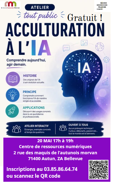 Conférence sur l'intelligence artificielle — visuel événement
