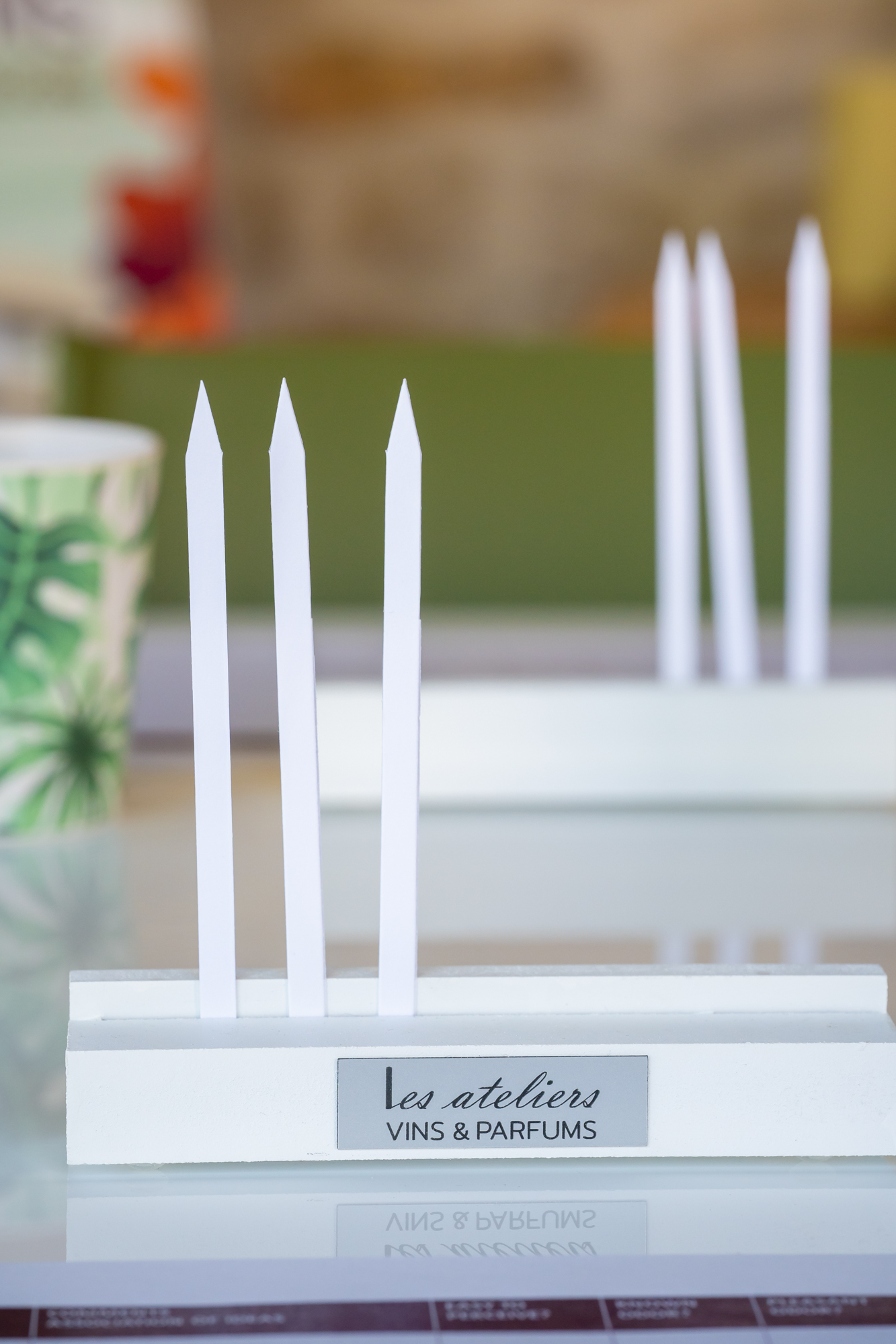 Olfaction sur touches à parfum