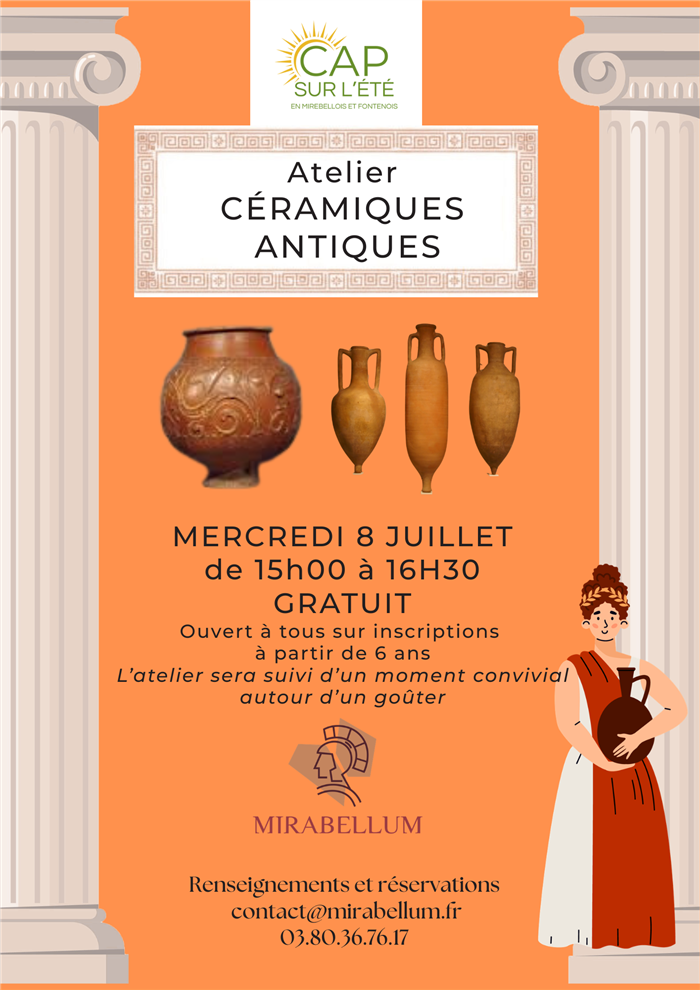 Atelier céramiques antiques