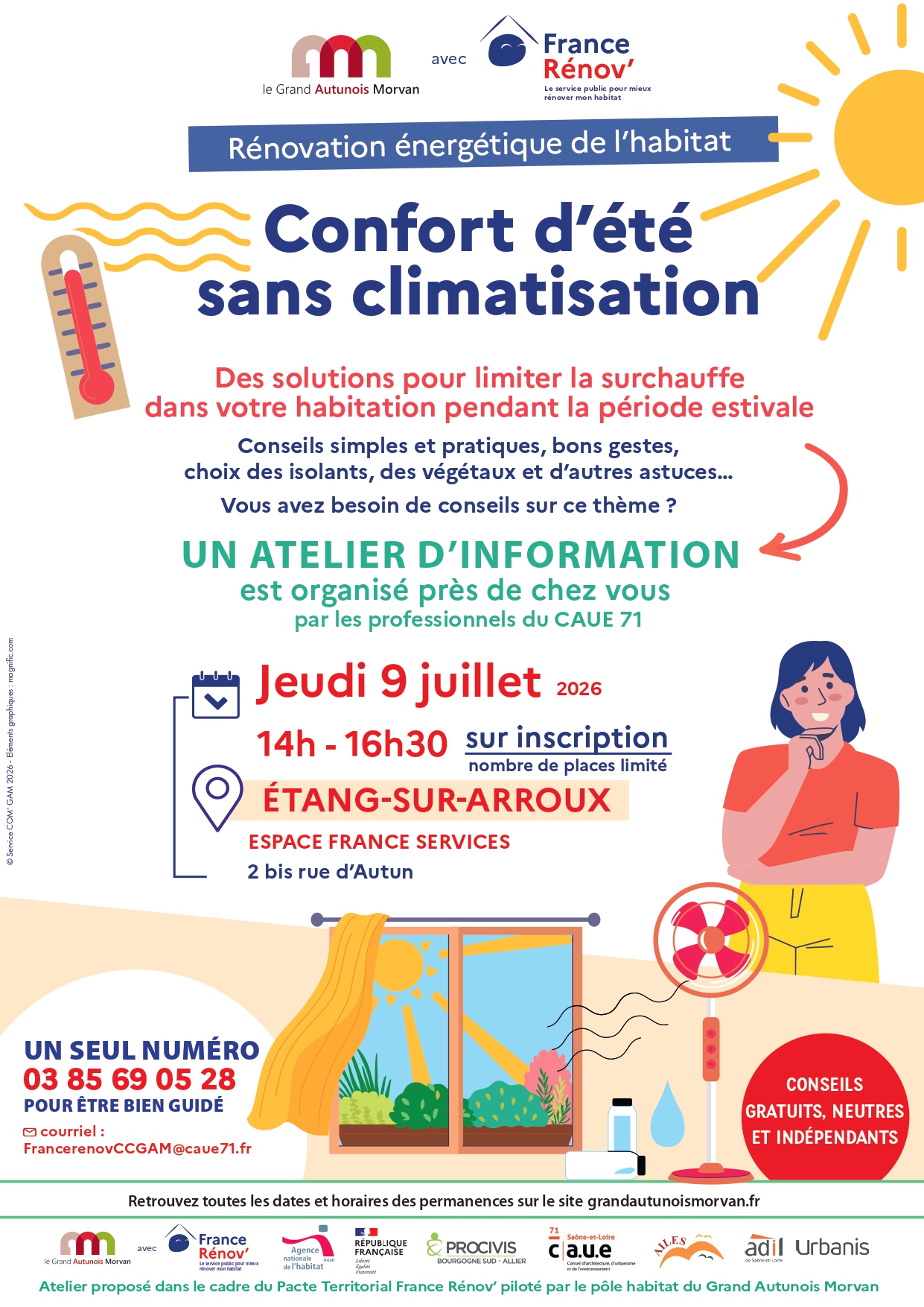 Atelier d'information : confort d'été sans climatisation