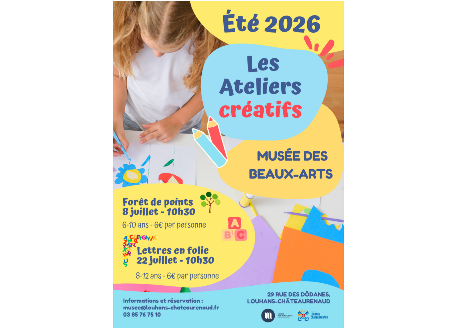 Ateliers créatifs d'été