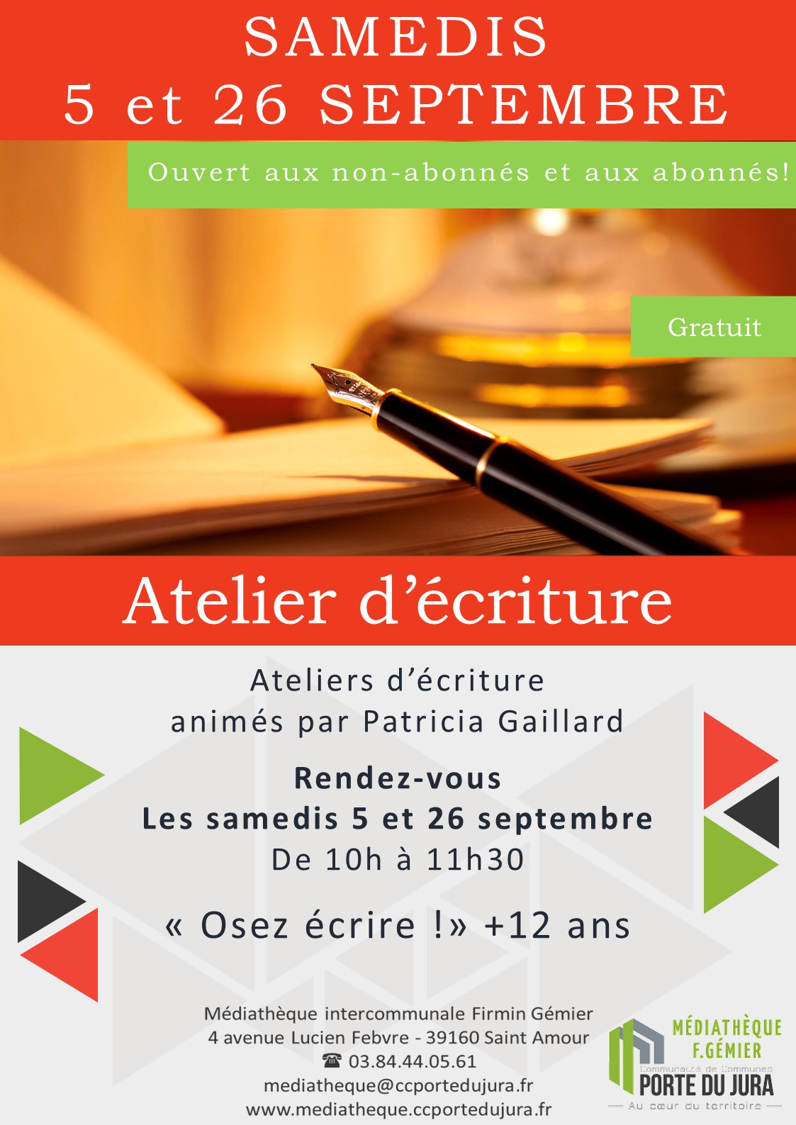 Atelier d'écriture