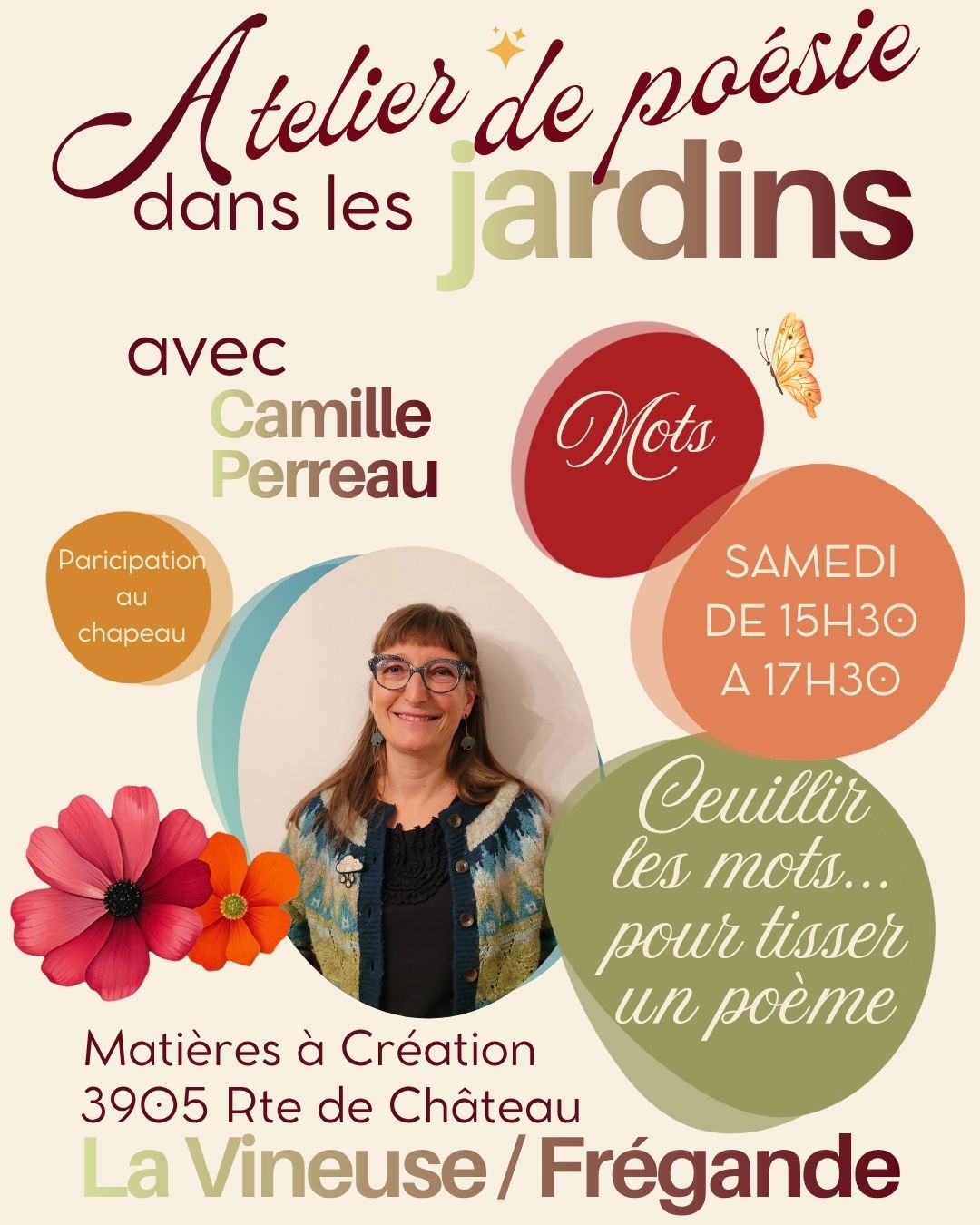 Atelier de poésie — visuel événement