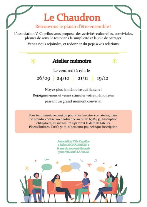 Ateliers mémoire