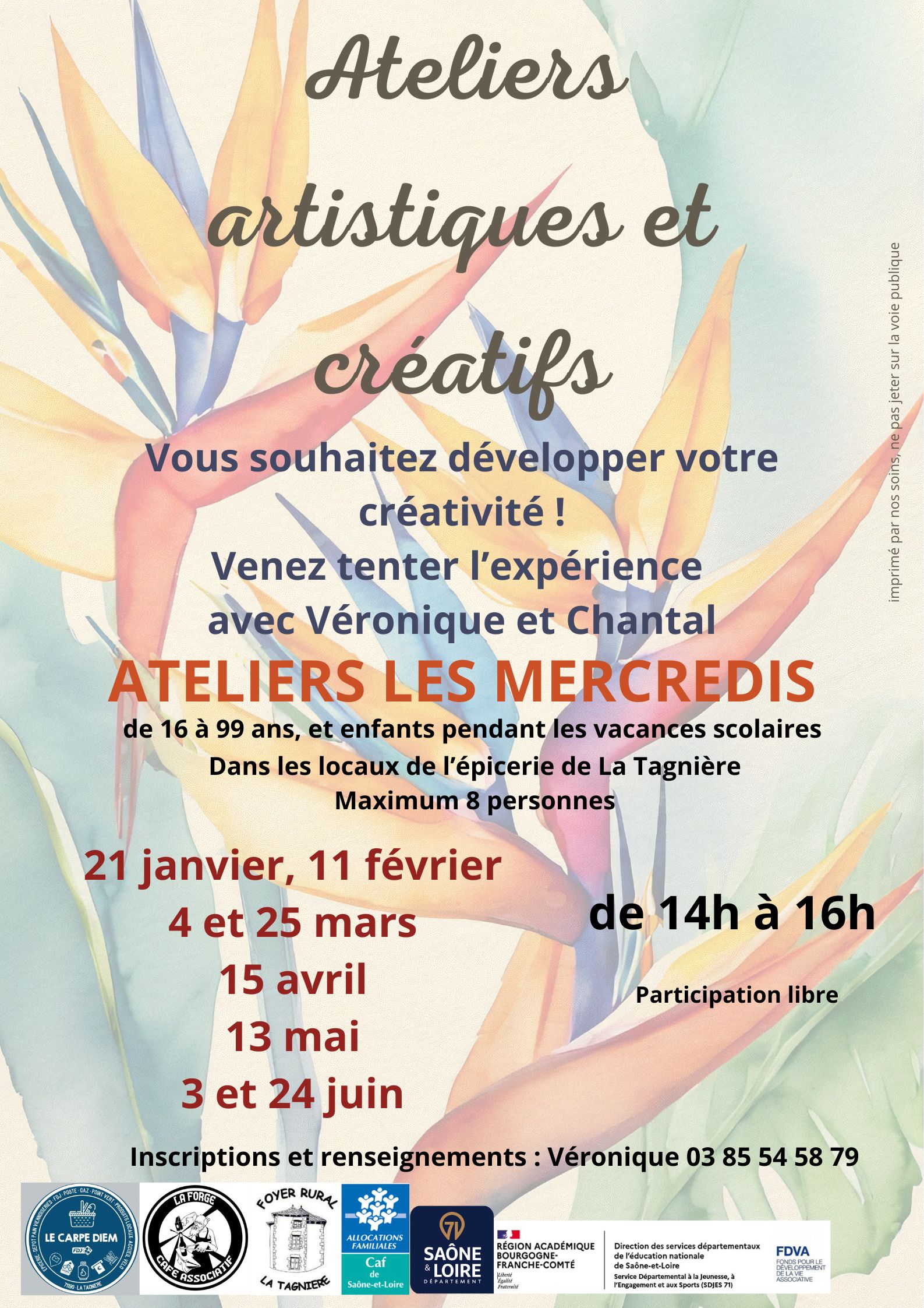 Ateliers artistiques et créatifs