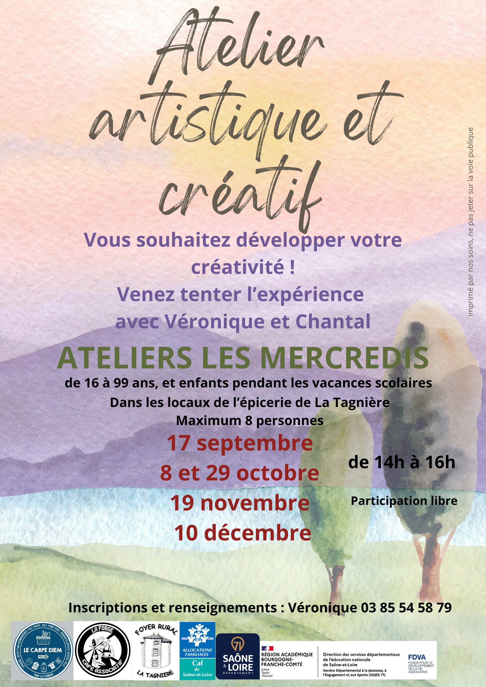 Atelier mercredi fin 2025