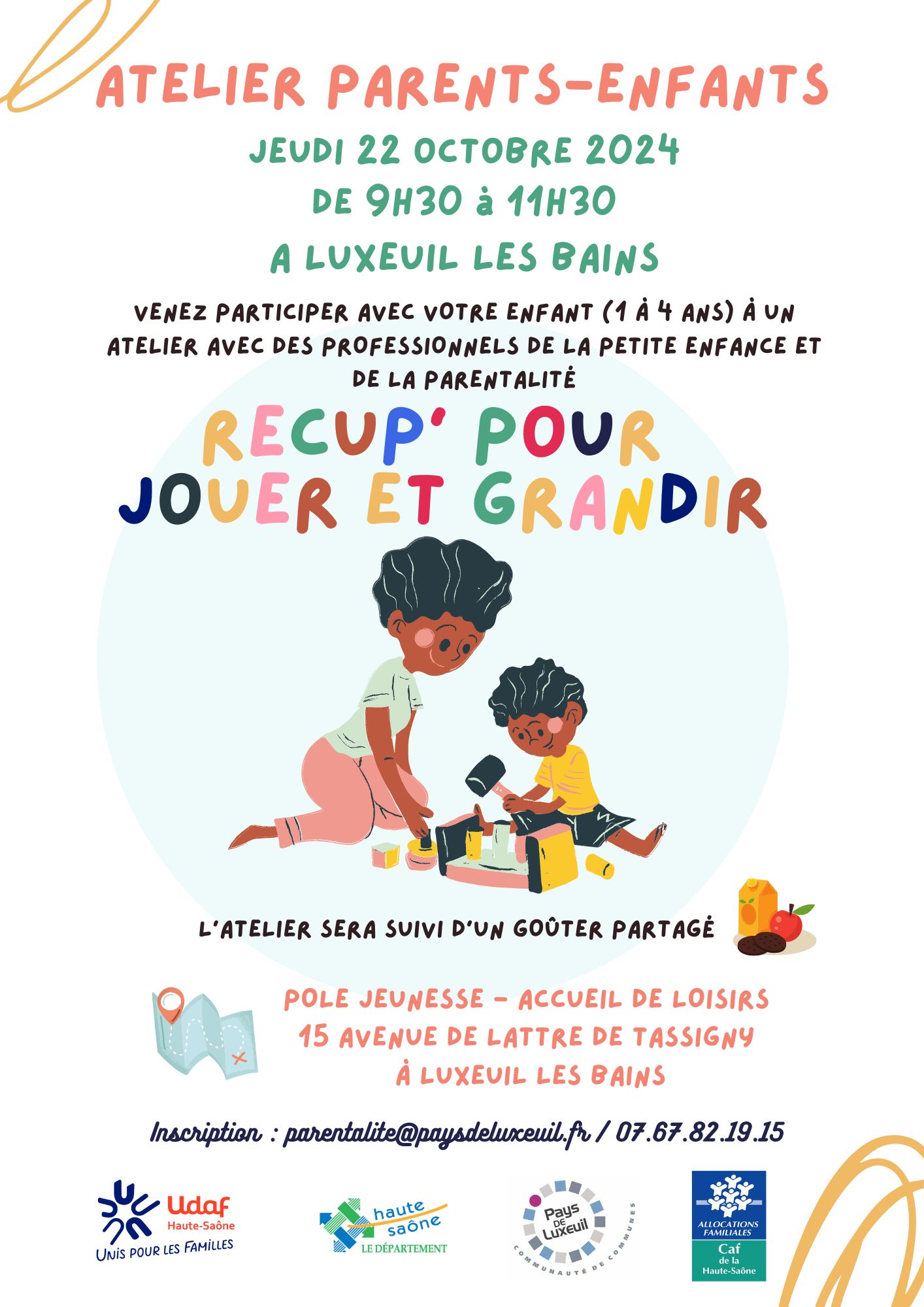 Luxeuil - 22.10.24 Atelier parents enfants  - 1