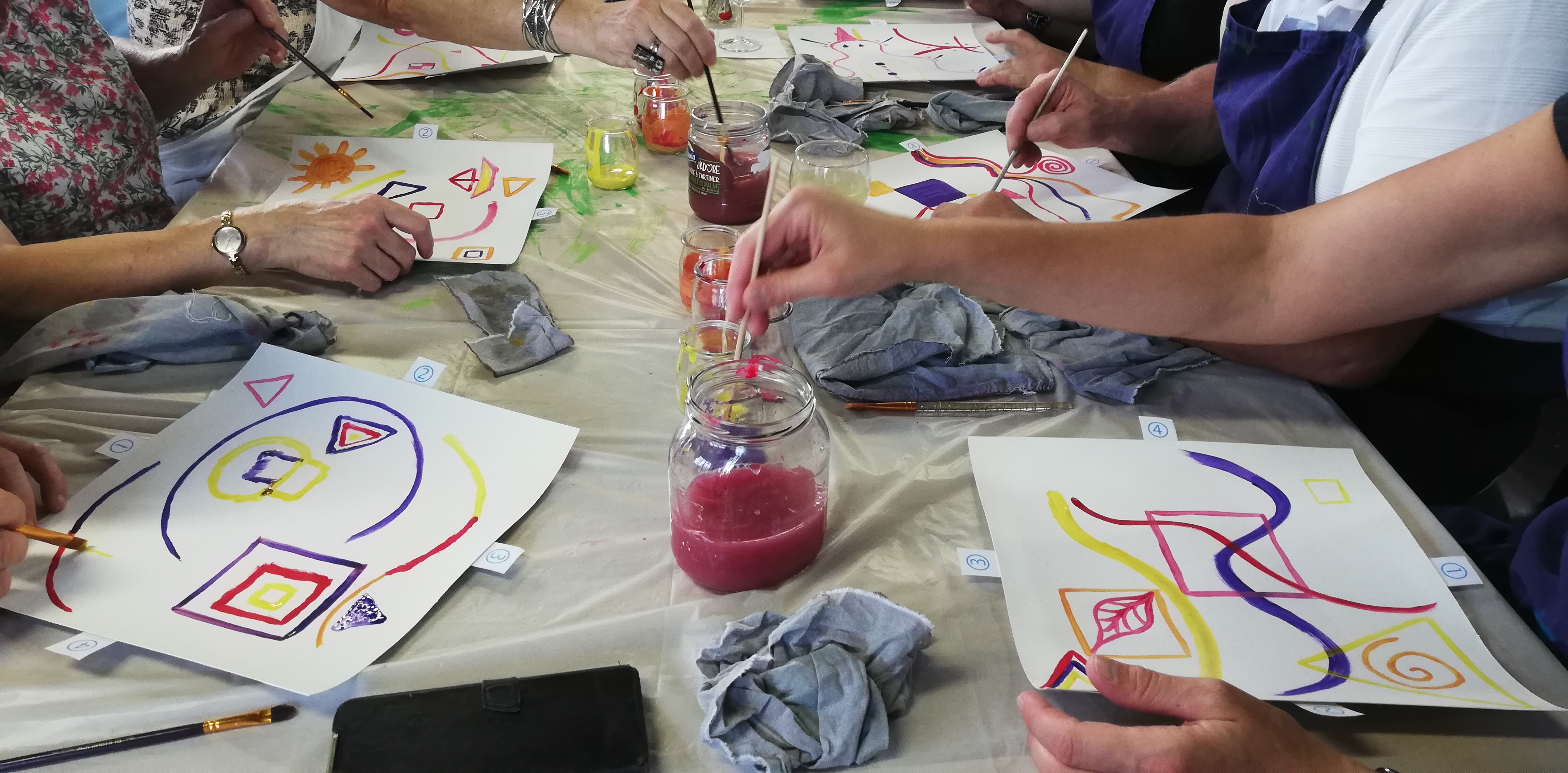 Atelier artistique "Création d'une œuvre participative"