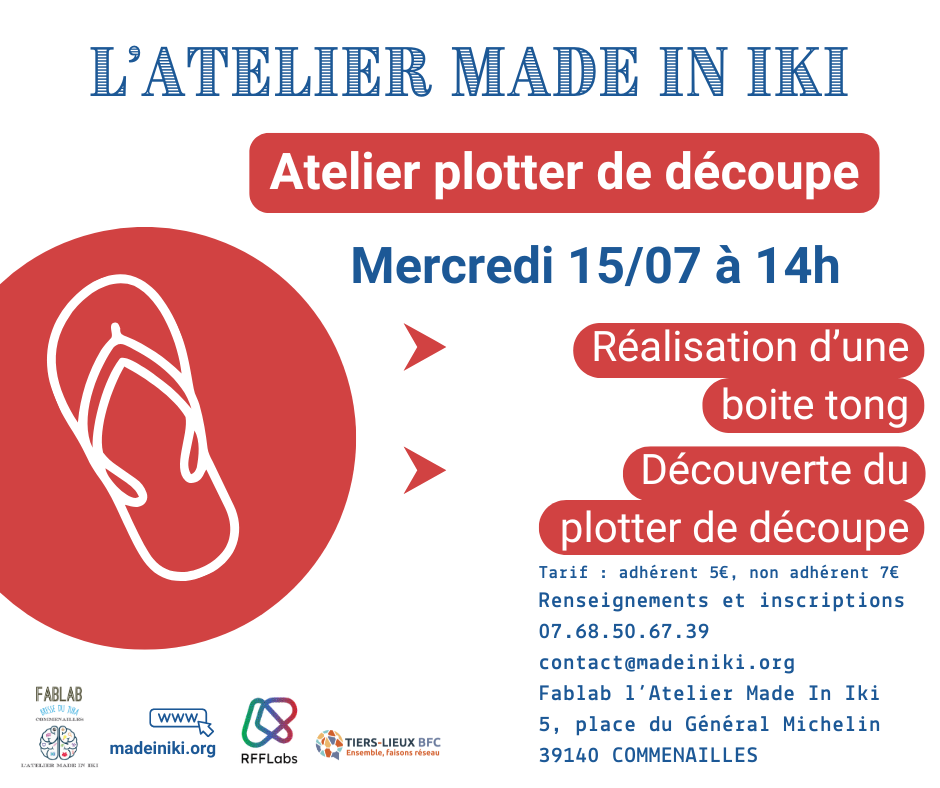 Atelier plotter de découpe