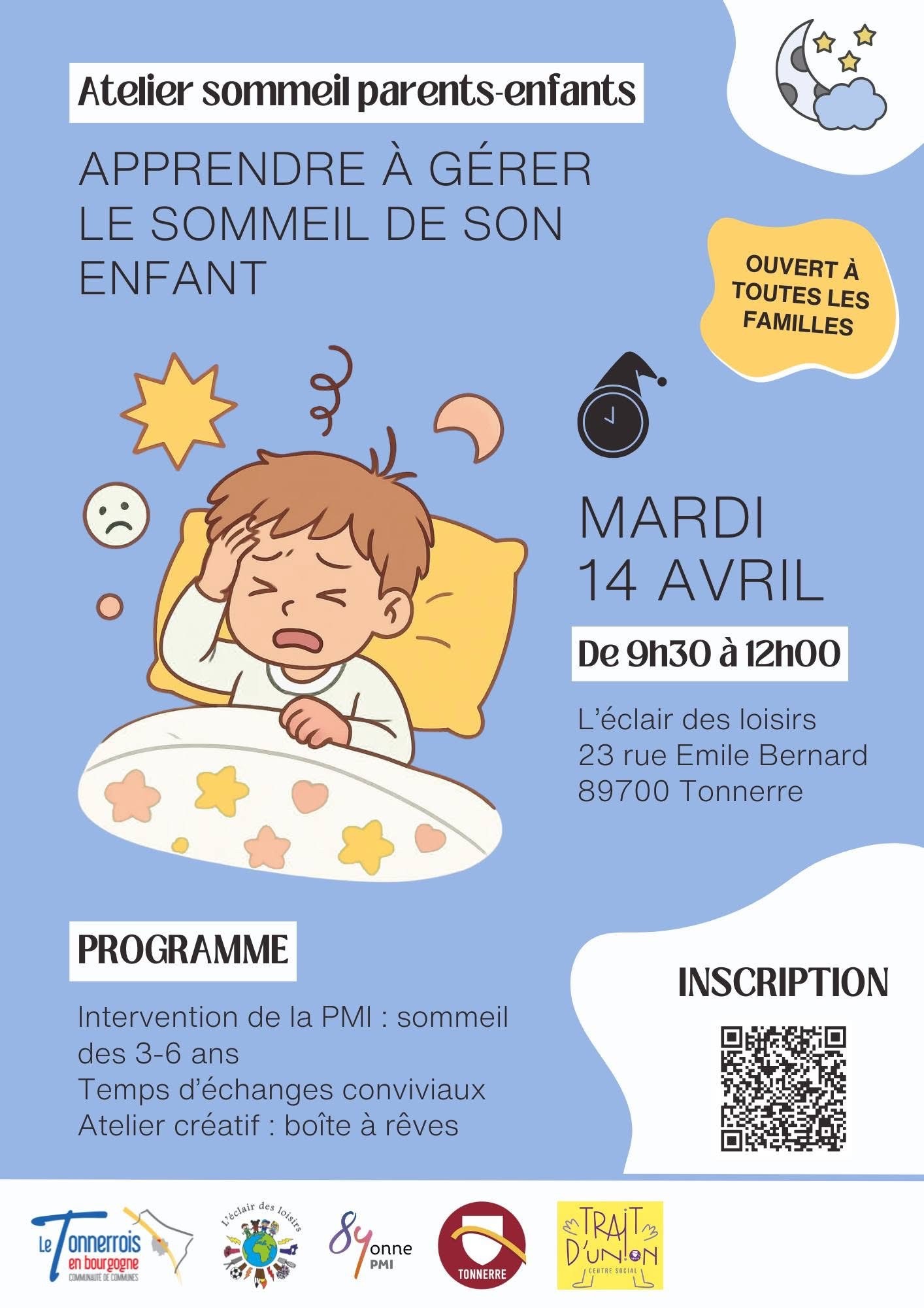 Atelier sommeil parents-enfants