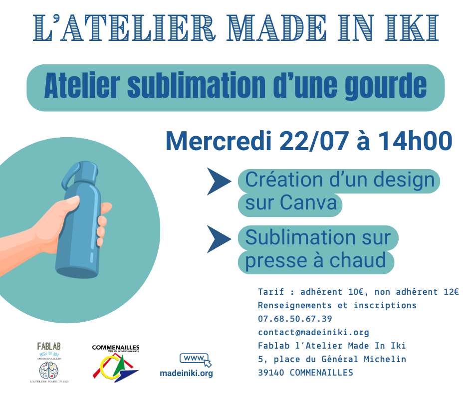 Atelier sublimation dune gourde
