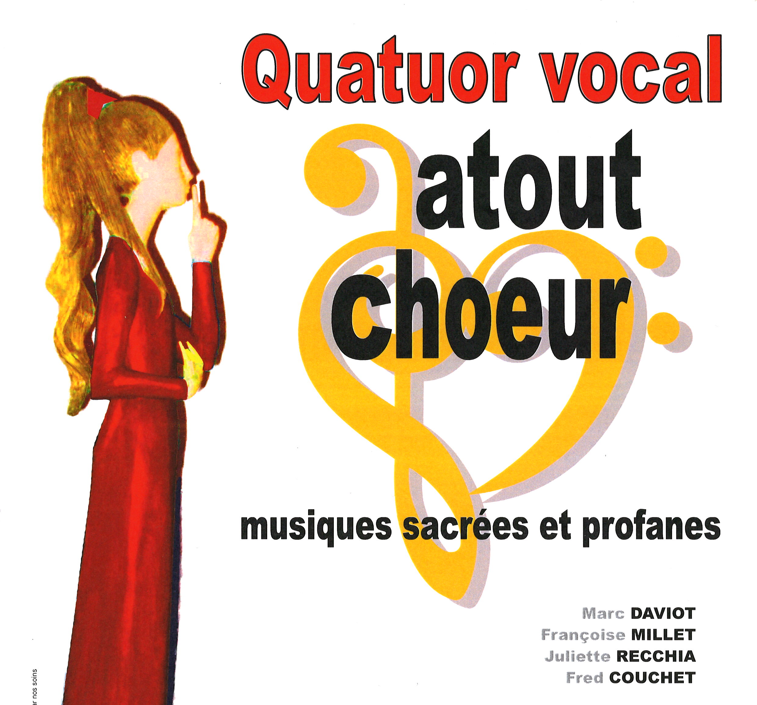 Quatuor Vocal Atout Chœur - Musique sacrées - profanes : Tour de Chant 2026
