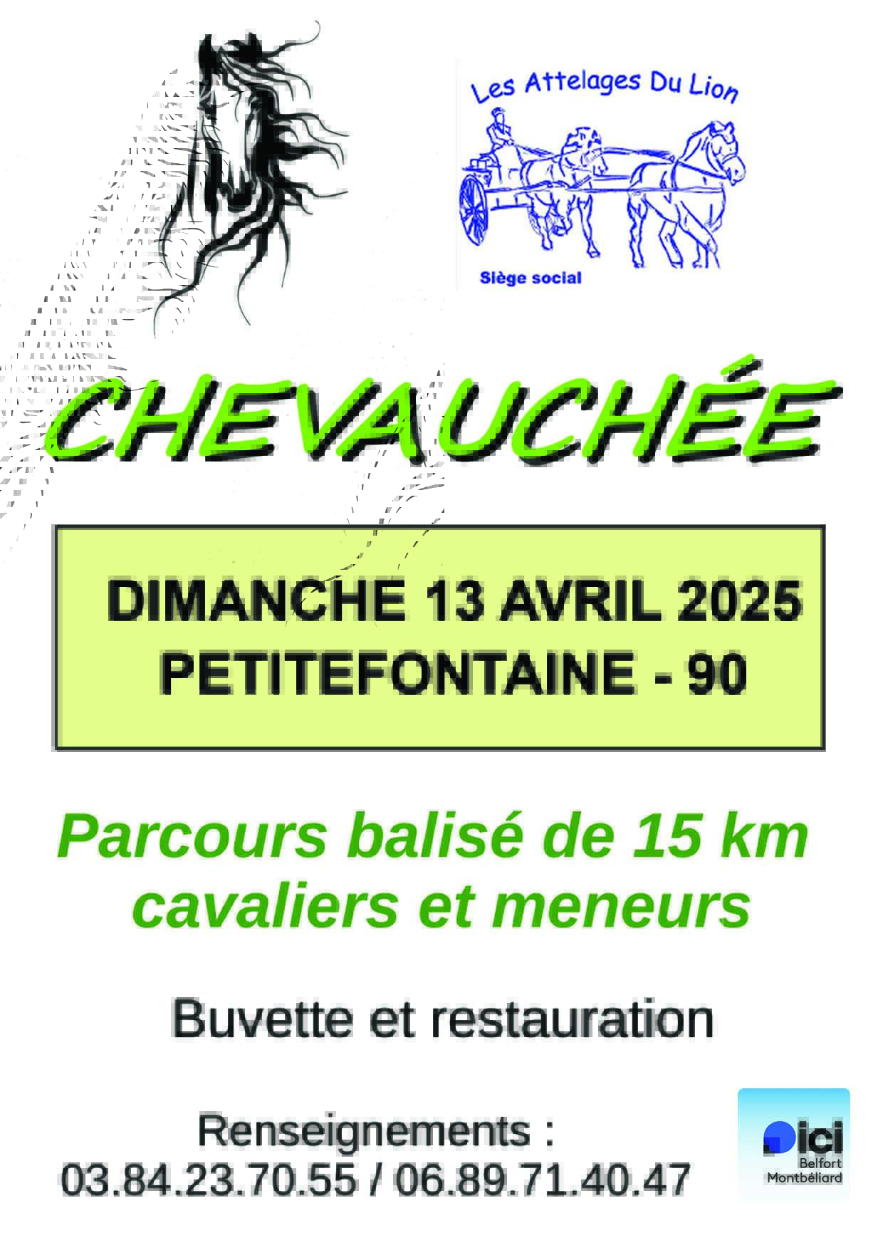 Chevauchée de Cavaliers et Meneurs