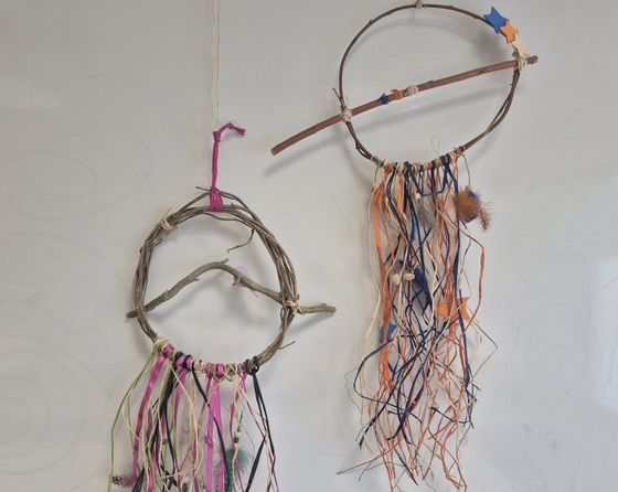 Atelier manuel "un attrape-rêves très nature"