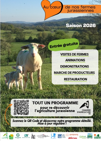 Au cœur de nos fermes jurassiennes 2026 — visuel événement