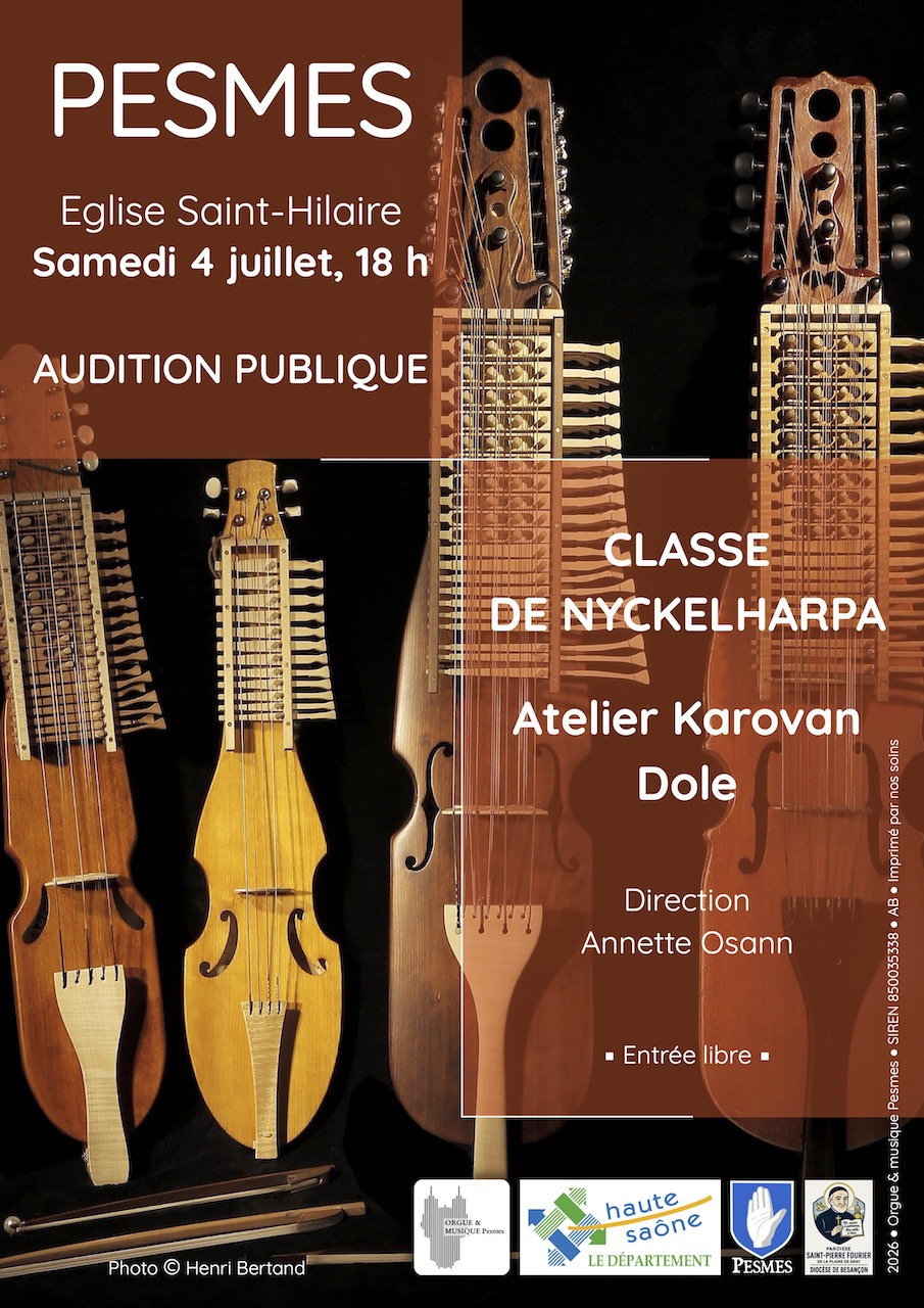 Audition annuelle de la classe de nyckelharpa de l’Atelier Karovan de Dole