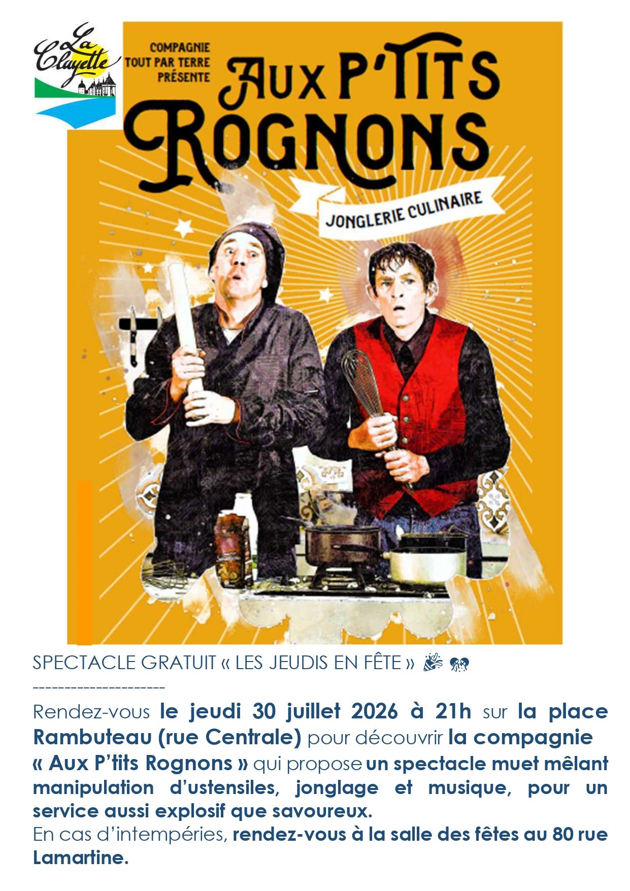 Les jeudis en fête : 30 juillet 2026