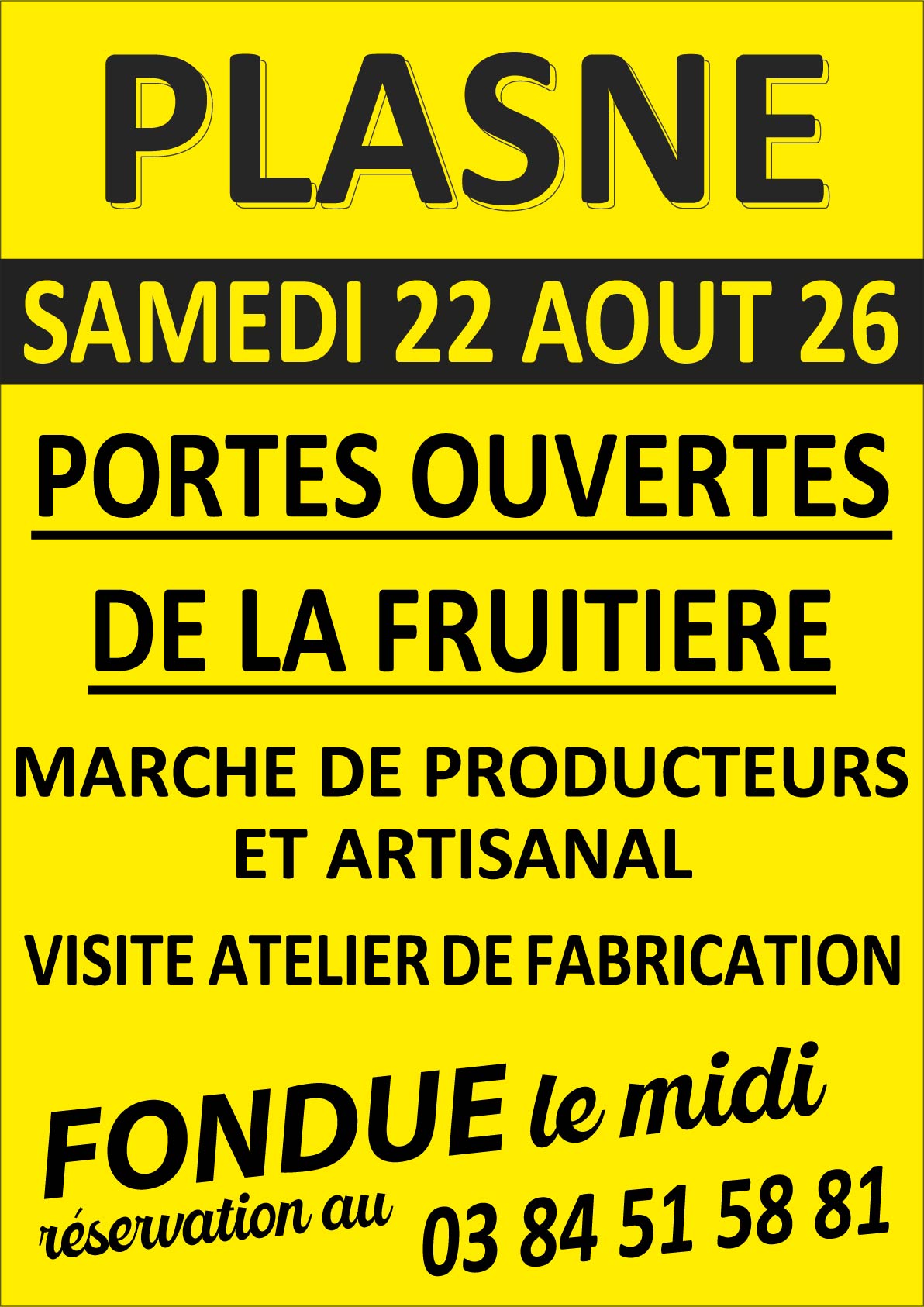 Les Délices du Plateau - Portes Ouvertes