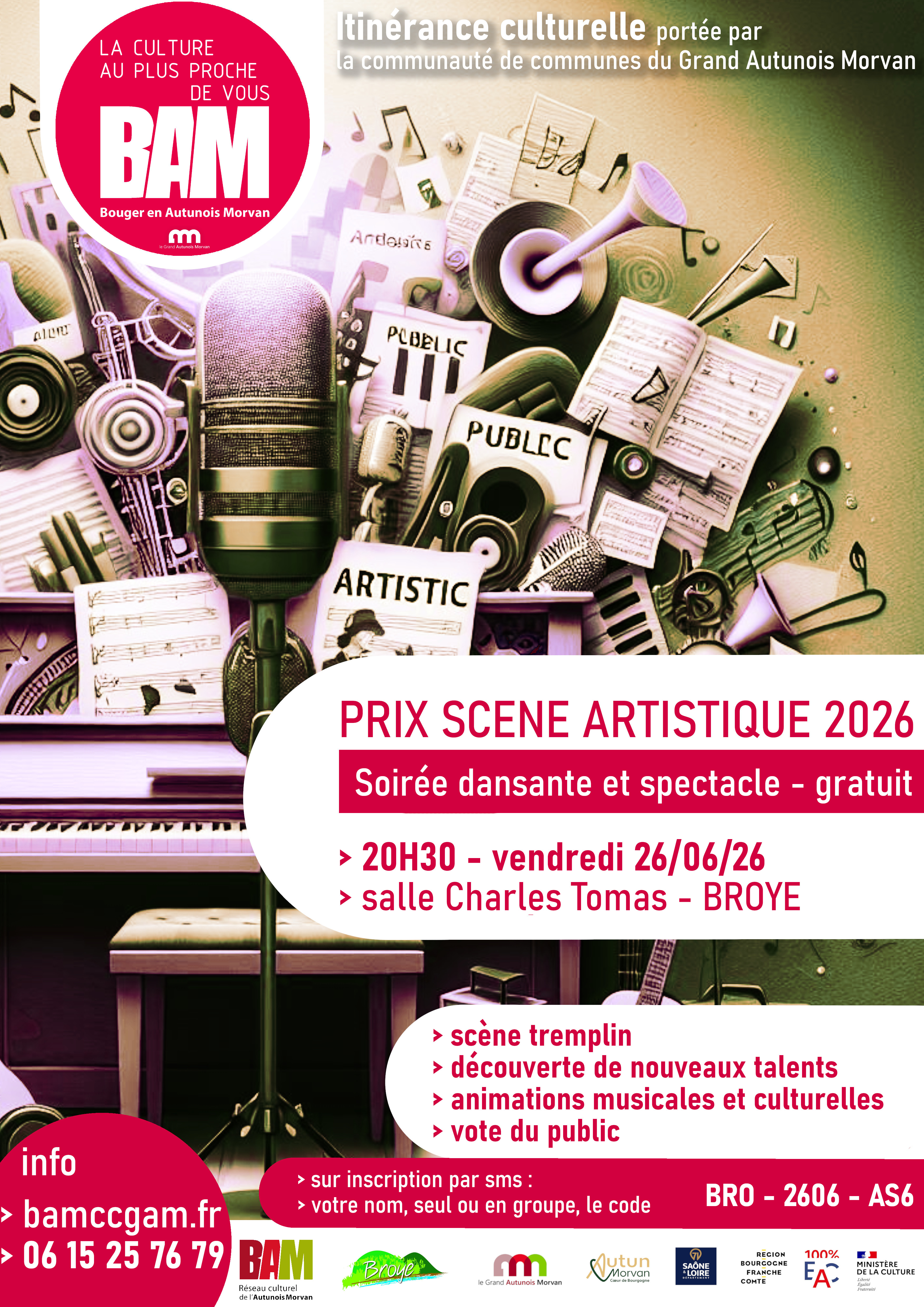 Prix scène artistique 2026